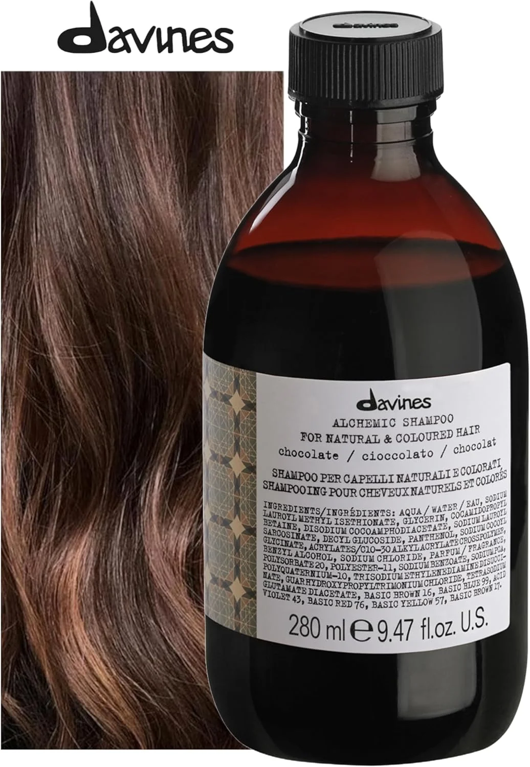 شامپو آلکمی شکلاتی داوینس، ۲۸۰ میلی لیتر شامپو آلکمی شکلاتی داوینس، ۲۸۰ میلی لیتر