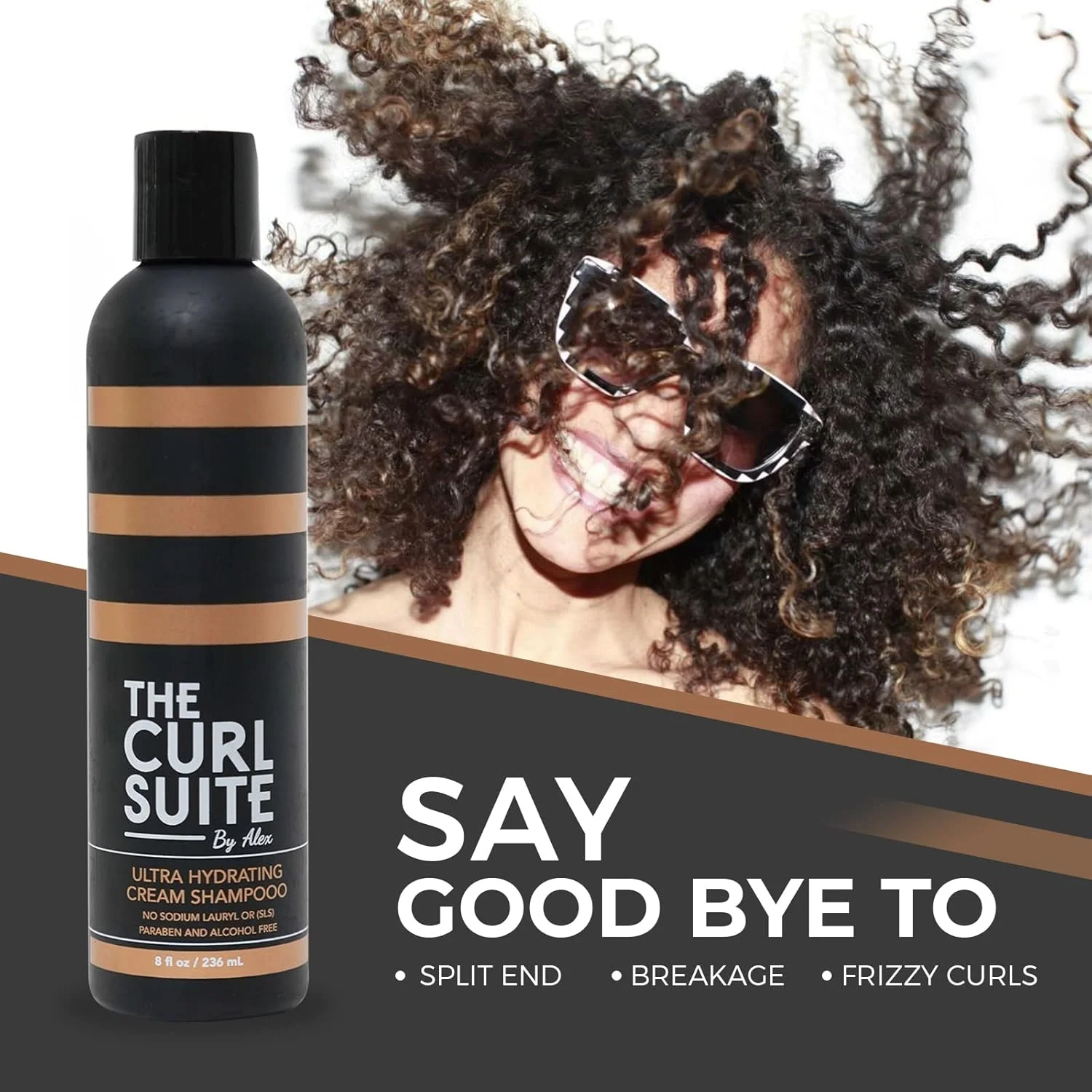 شامپو آبرسان مو فرفری The Curl Suite غنی شده با عصاره ها و پروتئین های ویژه، شامپو آبرسان بدون سولفات، ضد وز و آبرسان، شامپو ایمن برای موهای خشک و کدر (236 میلی لیتر) شامپو آبرسان مو فرفری The Curl Suite غنی شده با عصاره ها و پروتئین های ویژه، شامپو آبرسان بدون سولفات، ضد وز و آبرسان، شامپو ایمن برای موهای خشک و کدر (236 میلی لیتر)