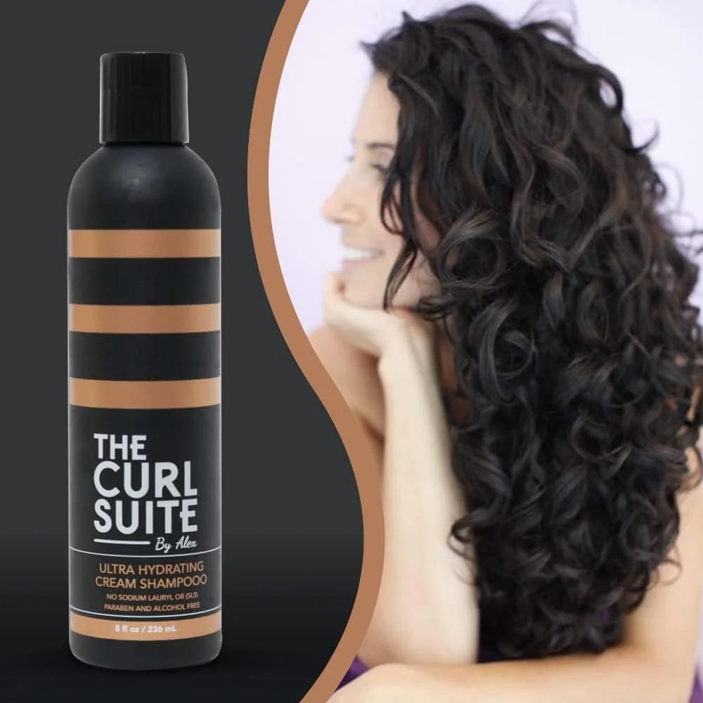شامپو آبرسان مو فرفری The Curl Suite غنی شده با عصاره ها و پروتئین های ویژه، شامپو آبرسان بدون سولفات، ضد وز و آبرسان، شامپو ایمن برای موهای خشک و کدر (236 میلی لیتر) شامپو آبرسان مو فرفری The Curl Suite غنی شده با عصاره ها و پروتئین های ویژه، شامپو آبرسان بدون سولفات، ضد وز و آبرسان، شامپو ایمن برای موهای خشک و کدر (236 میلی لیتر)