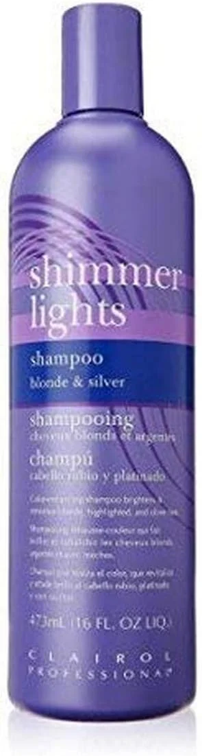 شامپو Clairol Shimmer Lights، برای موهای بلوند و نقره ای (473 میلی لیتر)