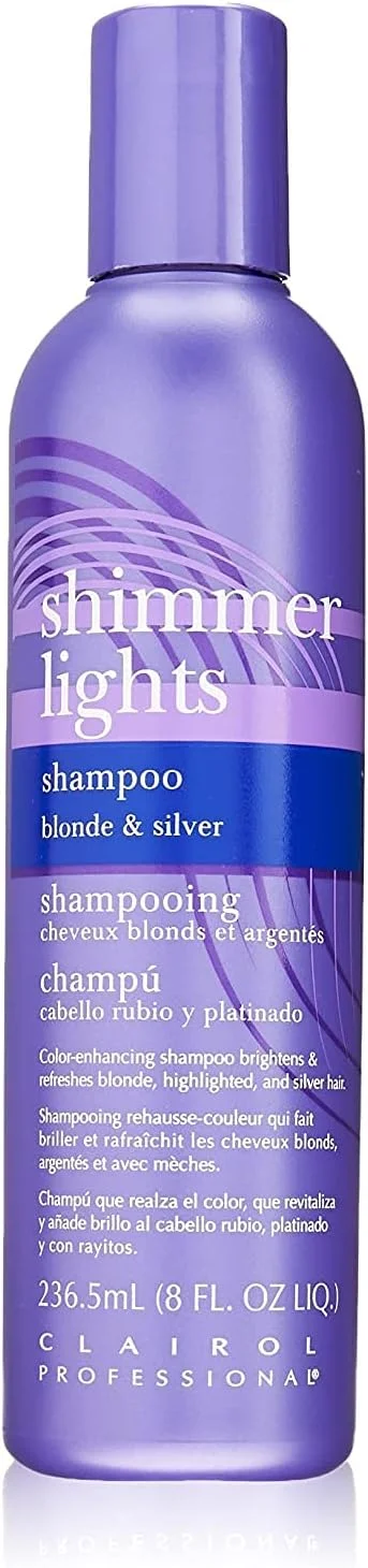 شامپو Clairol Shimmer Lights Original مناسب موهای بلوند و نقره ای 236 میلی لیتر