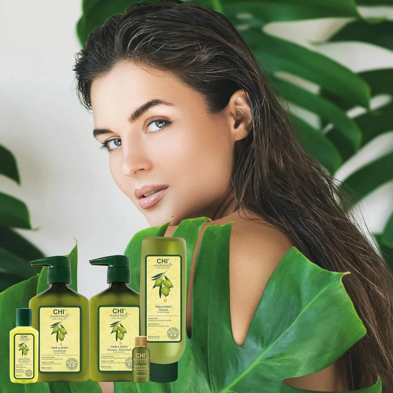 شامپو و شستشوی بدن روغن زیتون CHI Naturals، 340 میلی لیتر شامپو و شستشوی بدن روغن زیتون CHI Naturals، 340 میلی لیتر