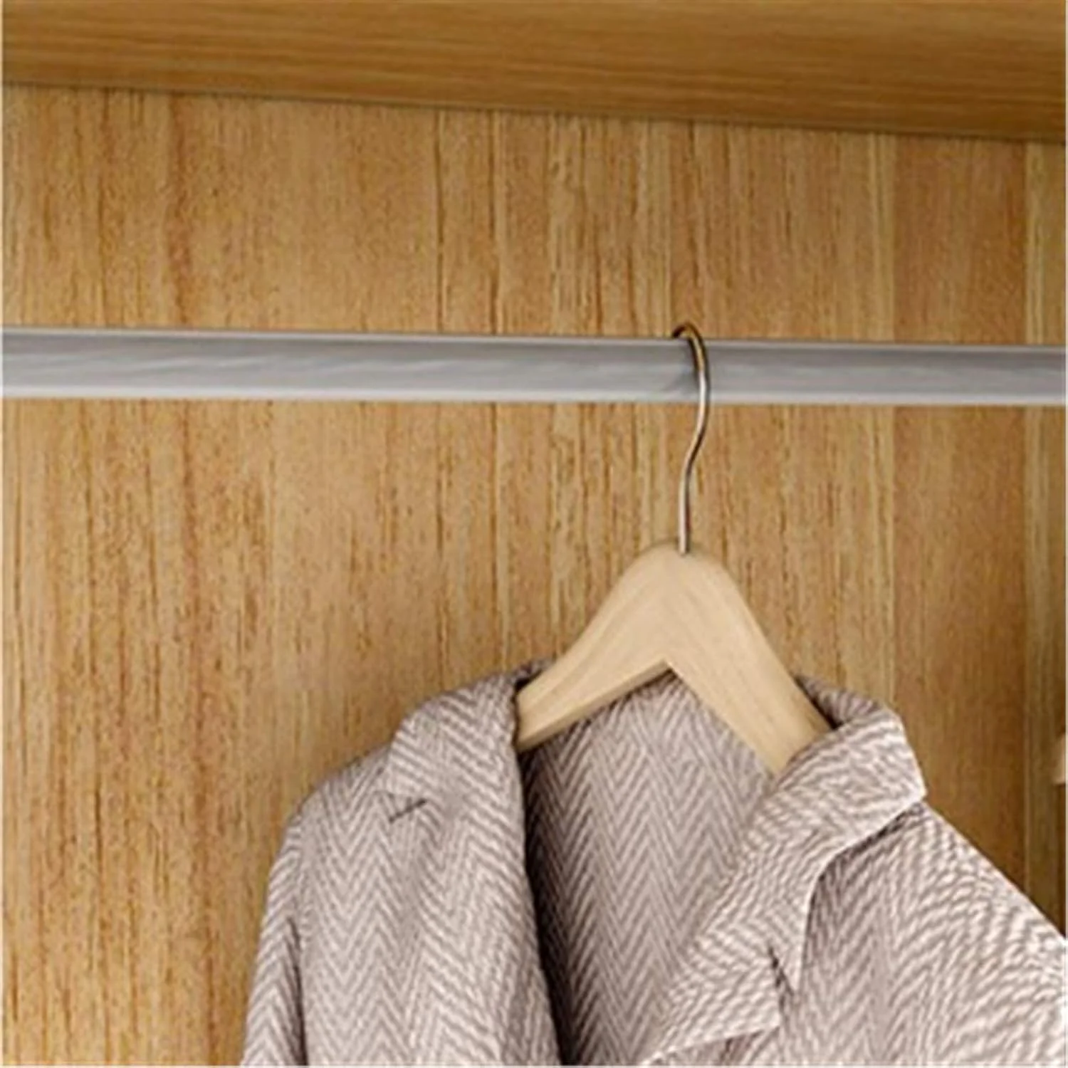 کمد لباس XRTLYH، کمد لباس خانگی اقتصادی آپارتمان کوچک، کمد لباس نوردیک، کمد لباس ساده با درب کشویی، مونتاژ پنل، کمد کودک، کمد لباس چوبی (رنگ: طبیعی، اندازه: 90x50x100 سانتی متر)