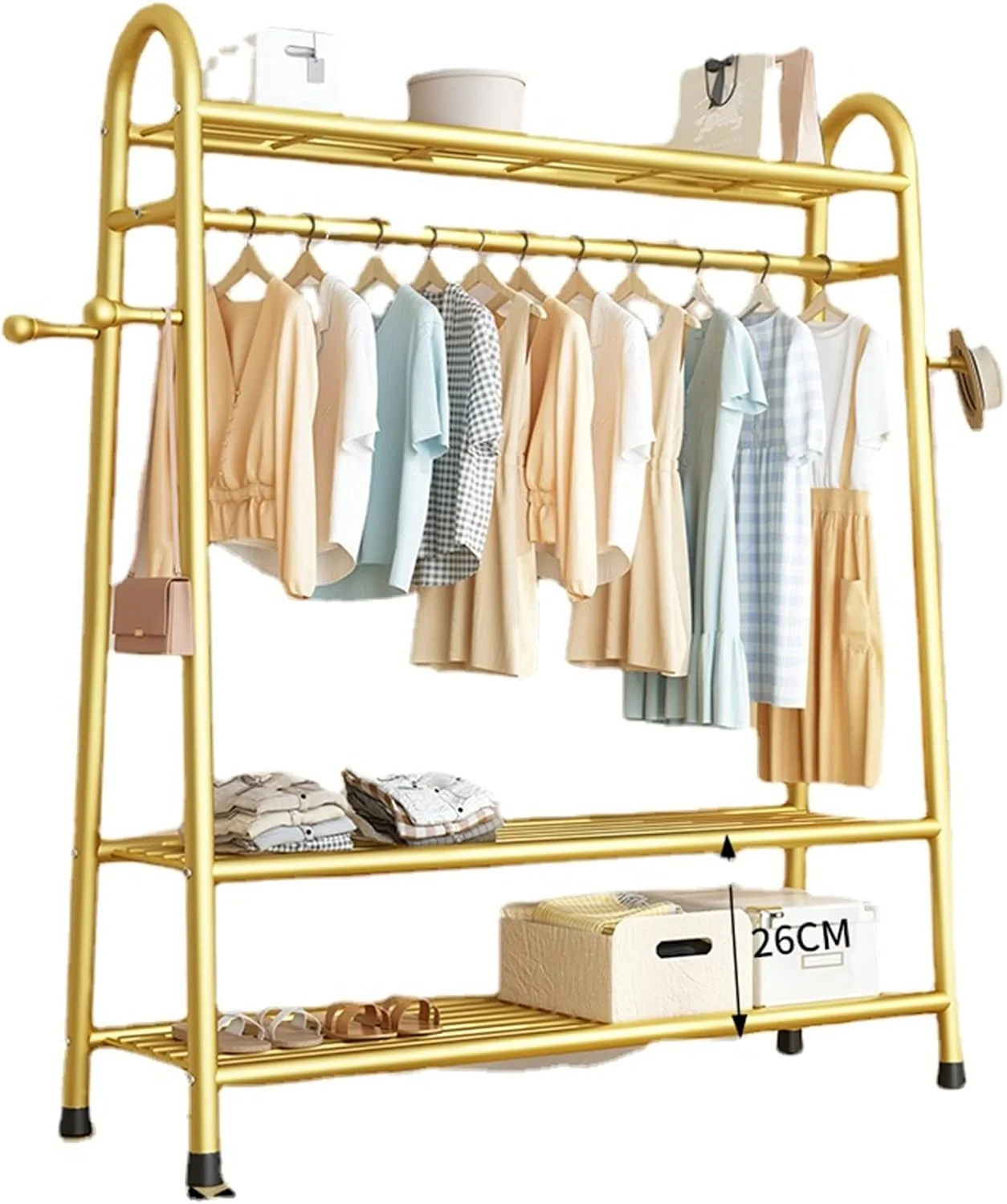 کمد لباس ZKSKOX با طراحی قلاب فلزی صرفه جویی در فضا، مناسب راهرو، آویز مدرن، قفسه کفش، تاشو، مناسب اتاق خواب و مبلمان منزل کمد لباس ZKSKOX با طراحی قلاب فلزی صرفه جویی در فضا، مناسب راهرو، آویز مدرن، قفسه کفش، تاشو، مناسب اتاق خواب و مبلمان منزل