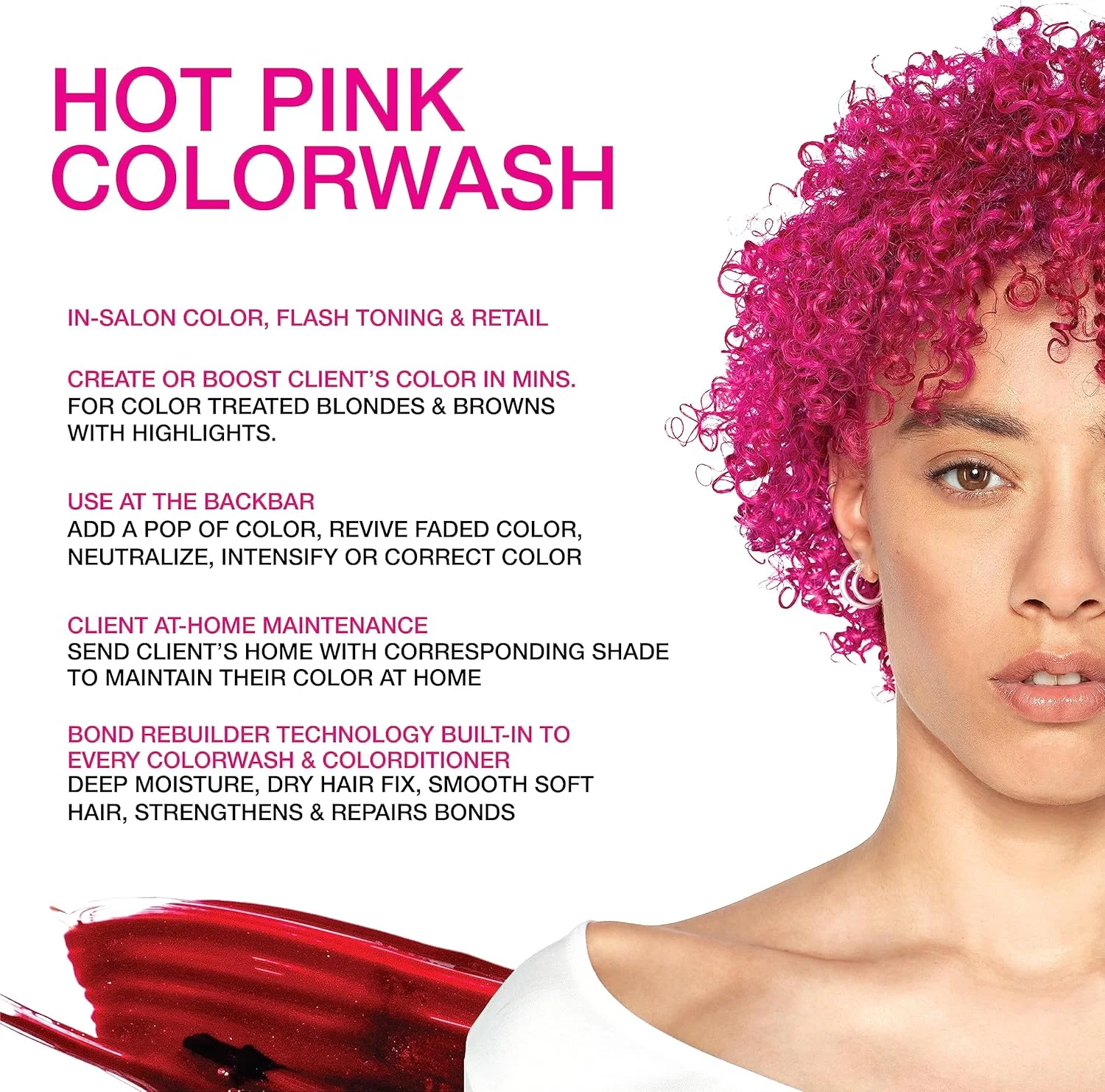 شامپو رنگساژ نیمه دائمی حرفه ای Celeb Luxury Viral Colorwash، رنگ دهنده مو، صورتی آتشین، 244 میلی لیتر (تک عددی) شامپو رنگساژ نیمه دائمی حرفه ای Celeb Luxury Viral Colorwash، رنگ دهنده مو، صورتی آتشین، 244 میلی لیتر (تک عددی)