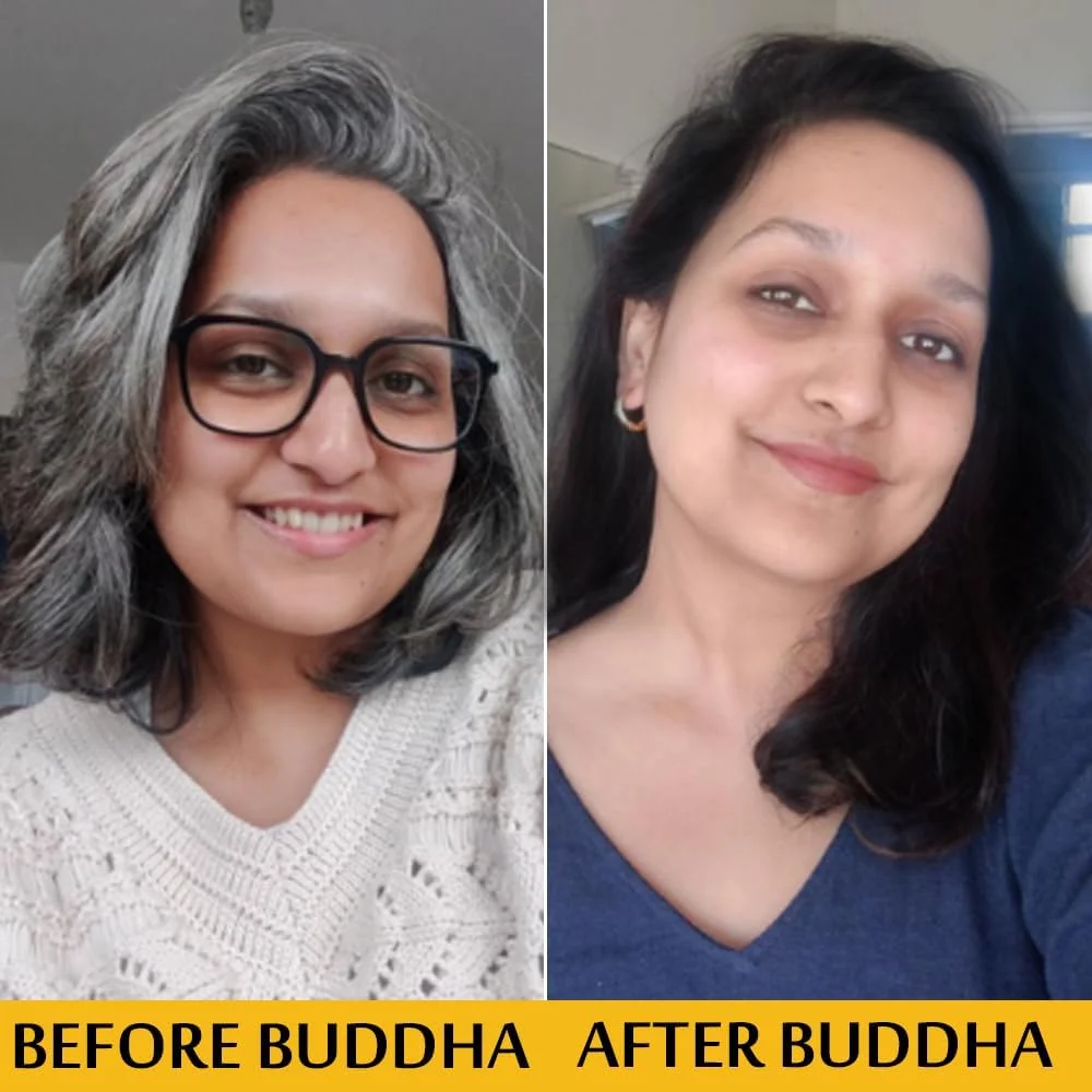 شامپو کنترل کننده موهای سفید بودا نچرال - پاک کننده طبیعی مو برای موهای سفید - دارای گواهی آیوش - 200 میلی لیتر شامپو کنترل کننده موهای سفید بودا نچرال - پاک کننده طبیعی مو برای موهای سفید - دارای گواهی آیوش - 200 میلی لیتر