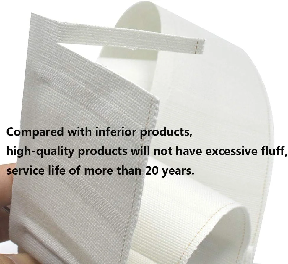 نوار پرده پانچ پیلیسه عمیق Ailejia مناسب پرده های نخی - سفید، 7.6 سانتی متر، 10 متر