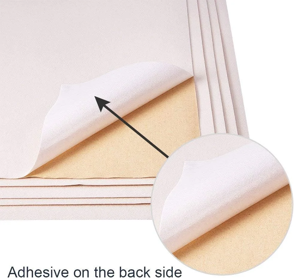 BENECREAT 20 عدد ورق مخملی چسبی (عاجی)، ورق A4 (21x30 سانتی متر)، خود چسب، بادوام و مقاوم در برابر آب، چند منظوره، ایده آل برای ساخت آثار هنری و صنایع دستی BENECREAT 20 عدد ورق مخملی چسبی (عاجی)، ورق A4 (21x30 سانتی متر)، خود چسب، بادوام و مقاوم در برابر آب، چند منظوره، ایده آل برای ساخت آثار هنری و صنایع دستی