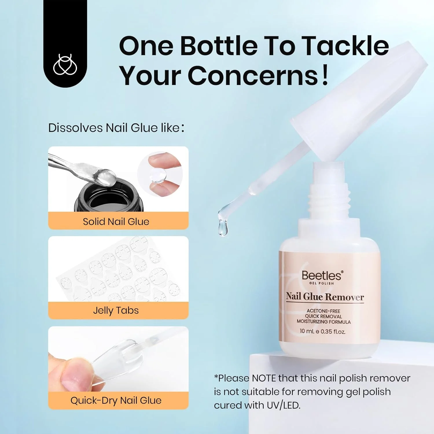 چسب ناخن Beetles همراه با کیت پاک کننده چسب، 2 عدد چسب فوق العاده قوی 10 میلی لیتری برای ناخن های مصنوعی اکریلیک، پاک کننده آسان چسب از روی ناخن های مصنوعی همراه با عقب زننده کوتیکول چسب ناخن Beetles همراه با کیت پاک کننده چسب، 2 عدد چسب فوق العاده قوی 10 میلی لیتری برای ناخن های مصنوعی اکریلیک، پاک کننده آسان چسب از روی ناخن های مصنوعی همراه با عقب زننده کوتیکول