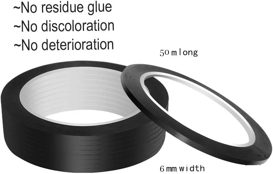 نوار خط کشی وایت برد آزونه، 12 رول، 50 متری، 6 میلی متری، مناسب برای علامت گذاری، جداسازی، موقعیت یابی و شناسایی