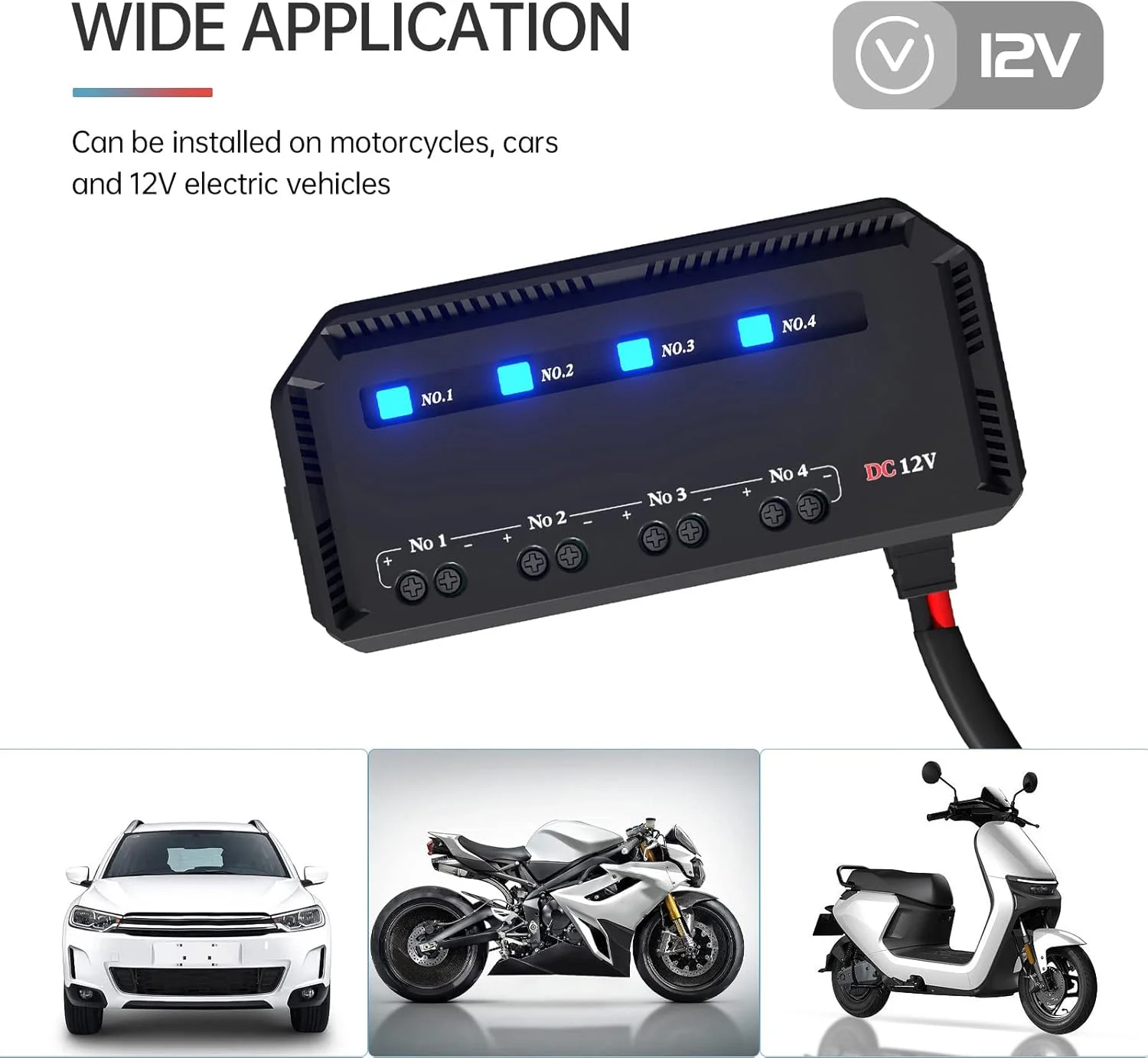 جعبه رله و فیوز 4 راهه 12 ولت Cryfokt، جعبه رله بهبود یافته با عملکرد پایدار، بلوک رله مقاوم در برابر حرارت، پنل رله جهانی برای خودرو جعبه رله و فیوز 4 راهه 12 ولت Cryfokt، جعبه رله بهبود یافته با عملکرد پایدار، بلوک رله مقاوم در برابر حرارت، پنل رله جهانی برای خودرو