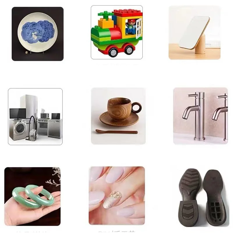 چسب ژله ای فوق العاده Azonee، چسب ژله ای فوق العاده - خشک شدن سریع، چسب ضخیم و قوی برای پلاستیک، سرامیک، فلز، چوب، چرم، صنایع دستی، قدرت صنعتی، شفاف، بدون کثیف کاری (3 گرم 12 عدد)