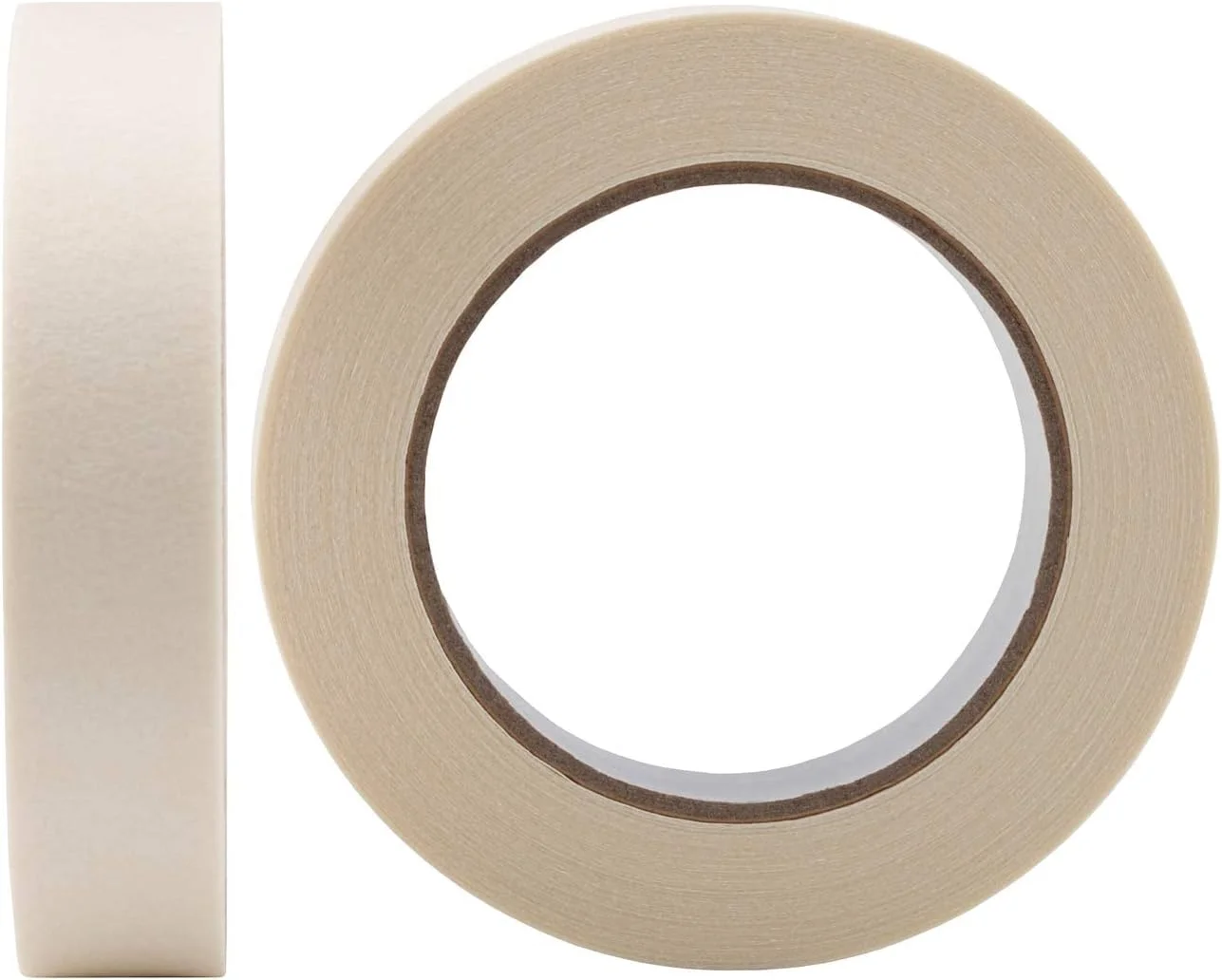 نوار چسب نقاشی بنتینگ 10 عددی - بسته چندتایی عمده، چسبندگی قوی - نوار ماسک همه کاره برای خانه، دفتر و پروژه های DIY، 1 اینچ * 65.5 فوت (سفید)