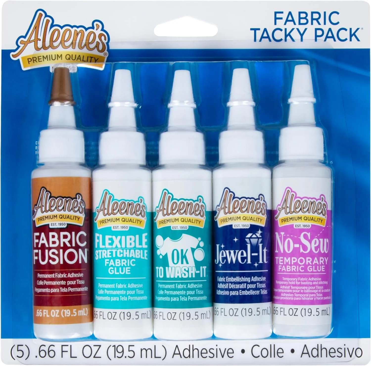 چسب پارچه ای تاکی پک آلین، 5 عددی، 0.66 اونس مایع