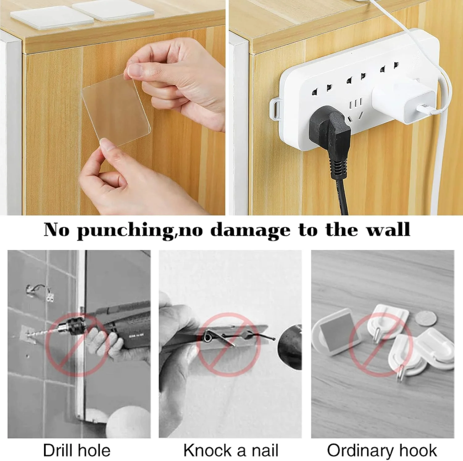 چسب دو طرفه قوی، 60 عدد نوار چسب جادویی، نصب دو طرفه، اکریلیک شفاف، مناسب برای ثابت کردن فرش، دکوراسیون دیوار دفتر کار خانگی، صنایع دستی DIY، دکوراسیون شیشه خودرو