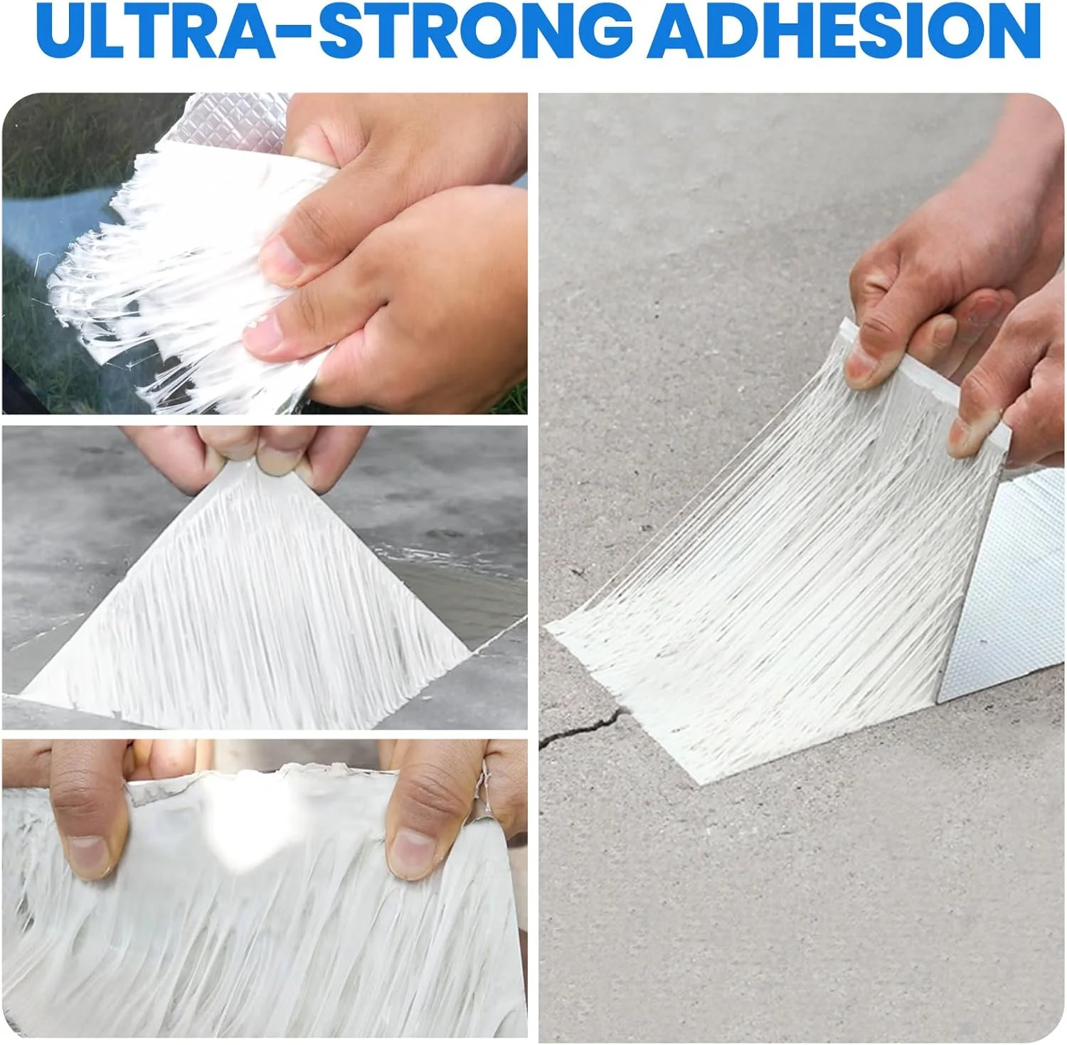 نوار درزگیر بوتیل ADHES، نوار فویل آلومینیومی نقره ای، نوار چسب ضد آب، نوار تعمیر برای ساخت حوضچه، ساختمان ها، نماها، سقف، کاروان ها، پنجره ها، کانتینرها، سقف مسطح، 20 سانتی متر x 5 متر