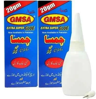 چسب قطره ای فوق العاده عباسعلی Gmsa Extra، 20 گرمی، بسته 2 عددی