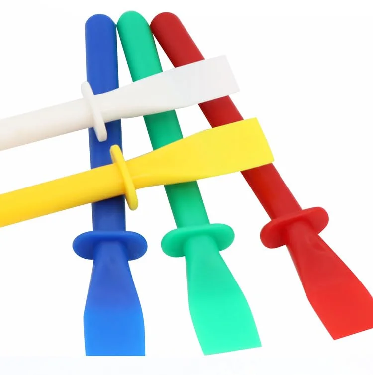 کاردک چسب PVA پلاستیکی براق 11.5 سانتی متری - پنج رنگ - یک بسته 10 عددی (دو عدد در هر رنگ) - انتخابی عالی برای هنر و صنایع دستی کودکان - کاردک کودکان