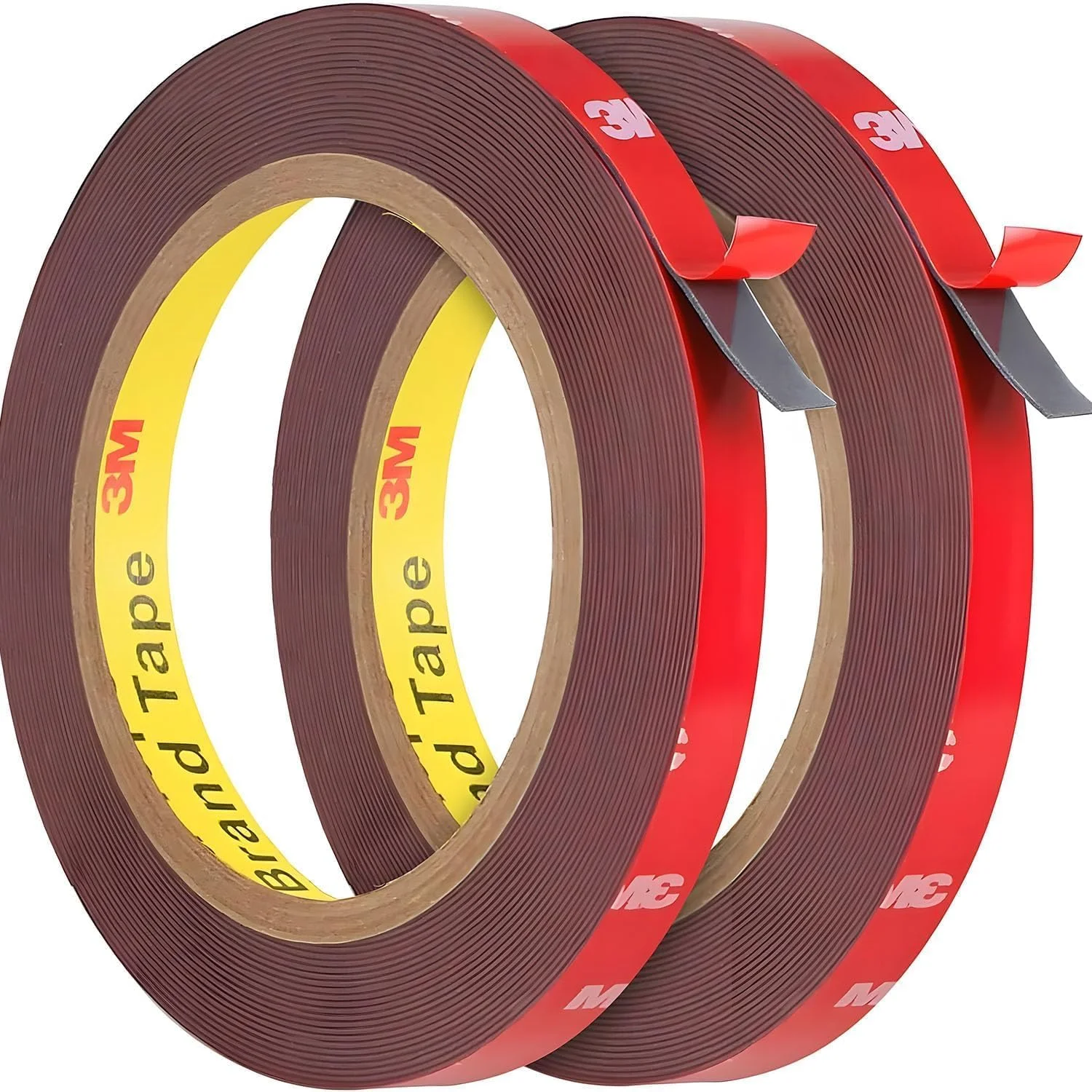 نوار چسب دو طرفه قوی بولیوی، 2 عدد نوار چسب قرمز با قدرت چسبندگی بالا، نوار نصب دائمی برای خودرو، دکوراسیون منزل، دفتر کار، استفاده در فضای باز، نوار فوم دو طرفه مقاوم در برابر آب و هوا