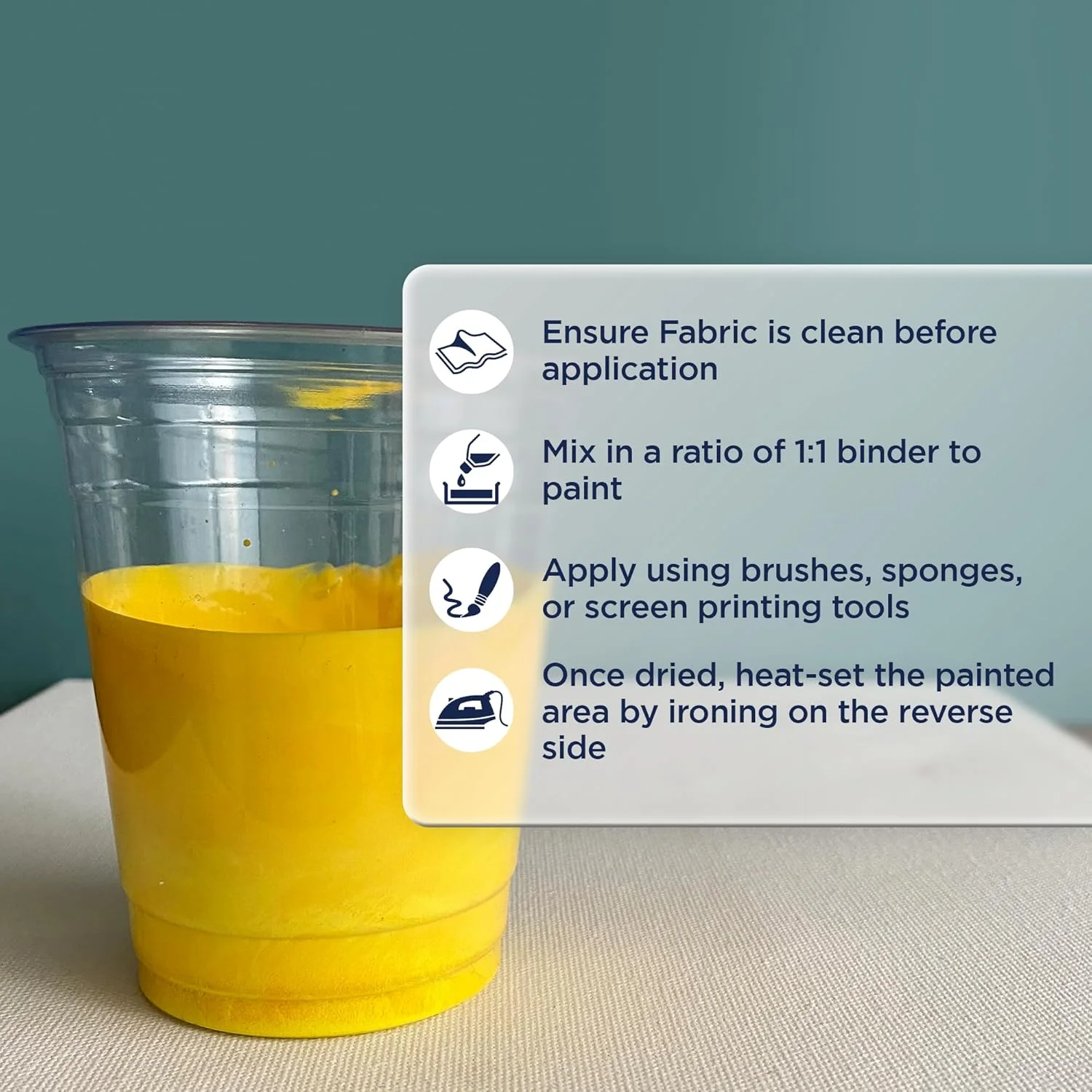 مدیوم پارچه بلوبیرد - 100 میلی لیتر - مدیوم نساجی برای نقاشی روی پارچه، جلوگیری از پوسته شدن، ایده آل برای لباس، لوازم جانبی پارچه و موارد دیگر مدیوم پارچه بلوبیرد - 100 میلی لیتر - مدیوم نساجی برای نقاشی روی پارچه، جلوگیری از پوسته شدن، ایده آل برای لباس، لوازم جانبی پارچه و موارد دیگر