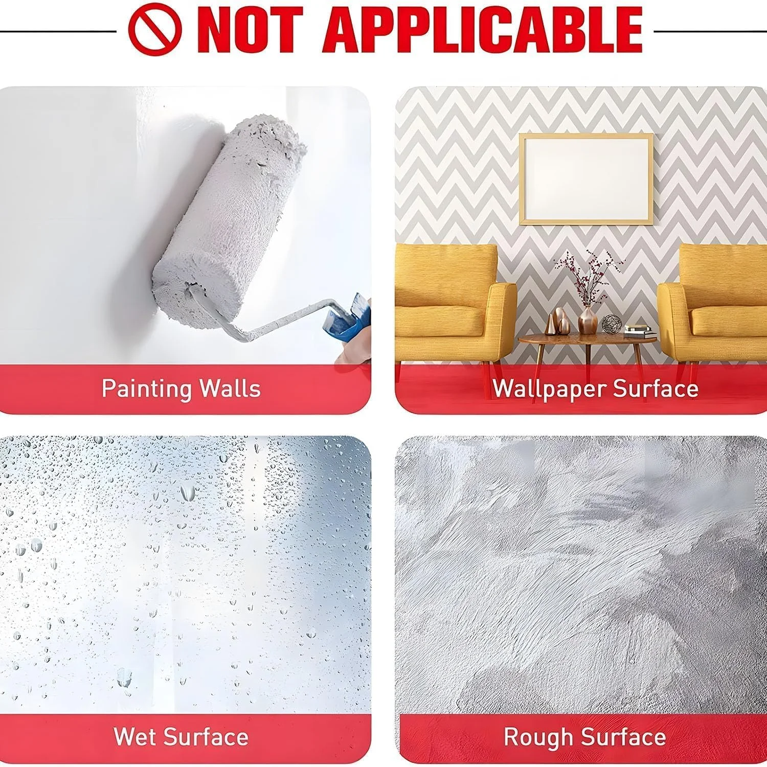 نوار چسب دو طرفه قوی بولیوی، 2 عدد نوار چسب قرمز با قدرت چسبندگی بالا، نوار نصب دائمی برای خودرو، دکوراسیون منزل، دفتر کار، استفاده در فضای باز، نوار فوم دو طرفه مقاوم در برابر آب و هوا