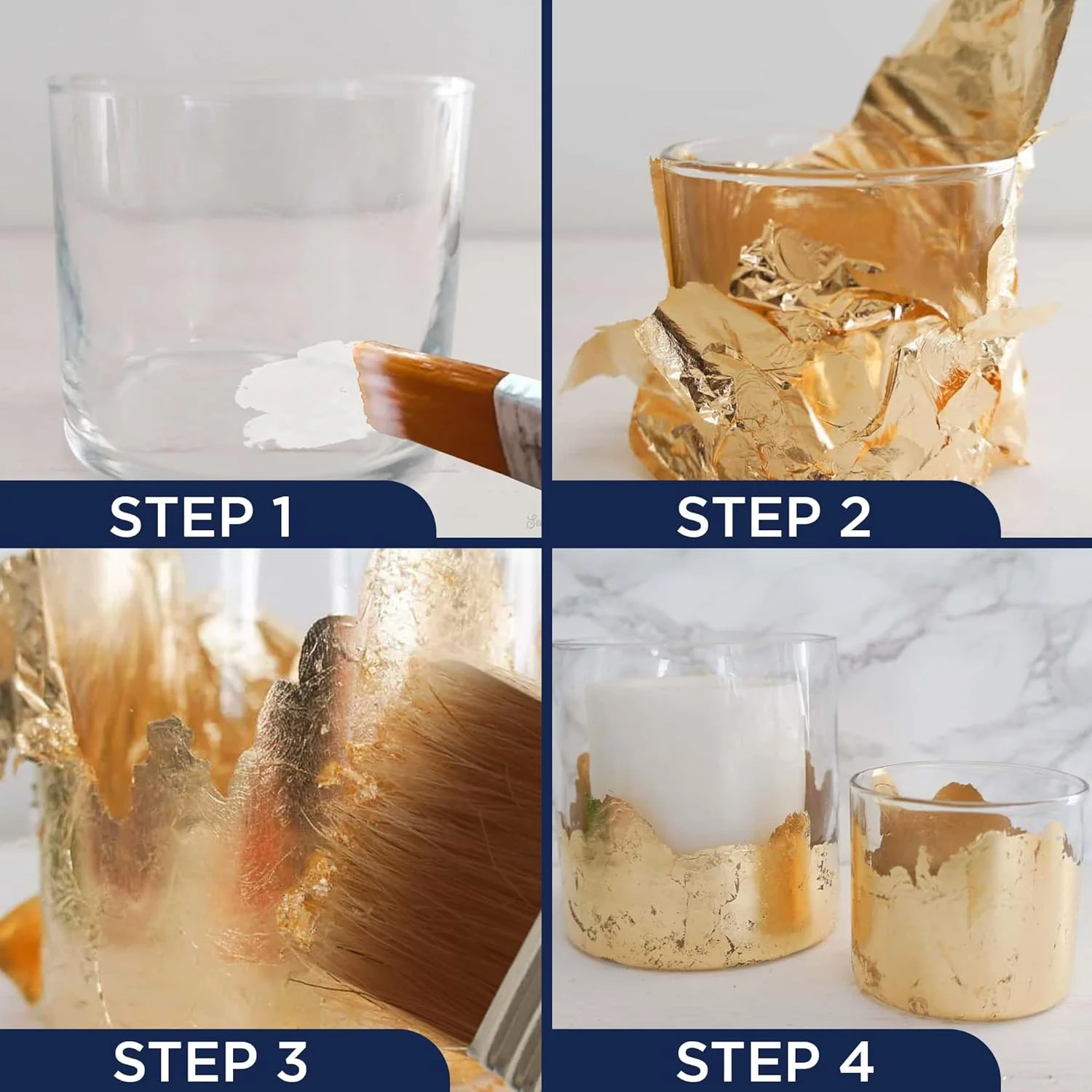 چسب ورق طلای بلوبیرد 100 میلی لیتر - چسب مخصوص ورق طلا برای صنایع دستی، هنر، دکوراسیون منزل، رنگ آمیزی اکریلیک