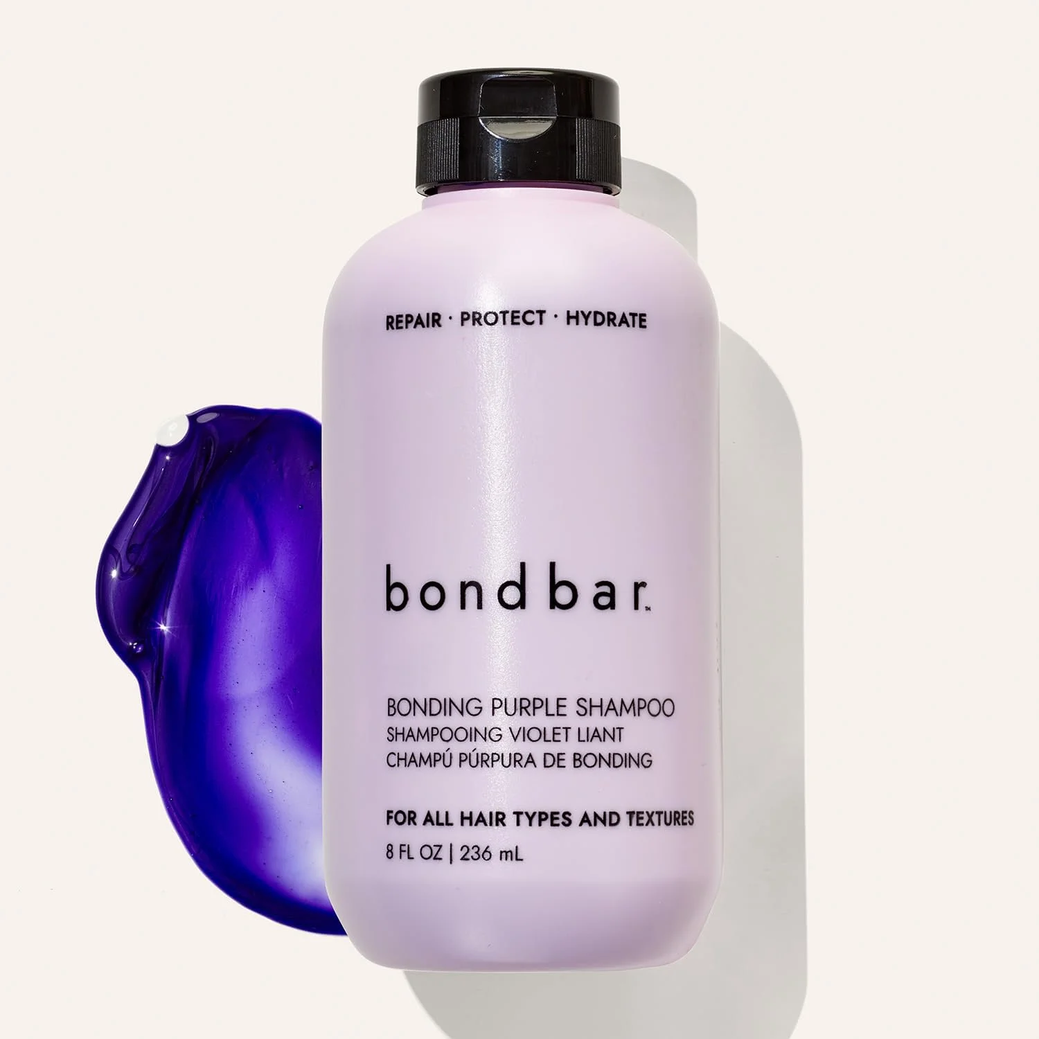 شامپو روشن کننده بنفش Bondbar برای موهای بلوند، روشن و خاکستری، خنثی کننده زردی، ترمیم کننده، محافظت کننده، آبرسان، وگان، بدون تست حیوانی، 236 میلی لیتر شامپو روشن کننده بنفش Bondbar برای موهای بلوند، روشن و خاکستری، خنثی کننده زردی، ترمیم کننده، محافظت کننده، آبرسان، وگان، بدون تست حیوانی، 236 میلی لیتر