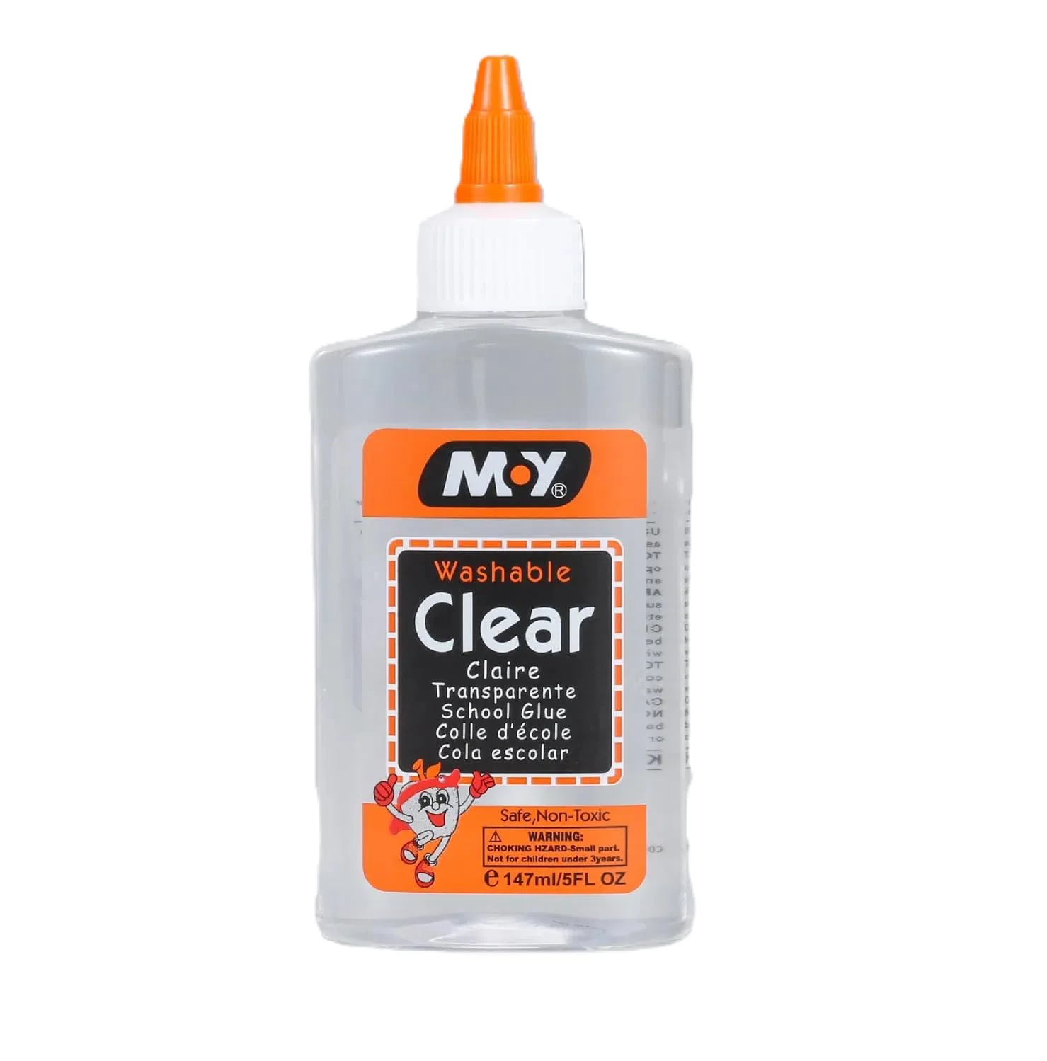 چسب مایع شفاف مدرسه من، چسب اسلایم و کاردستی | 147 میلی لیتر قابل شستشو