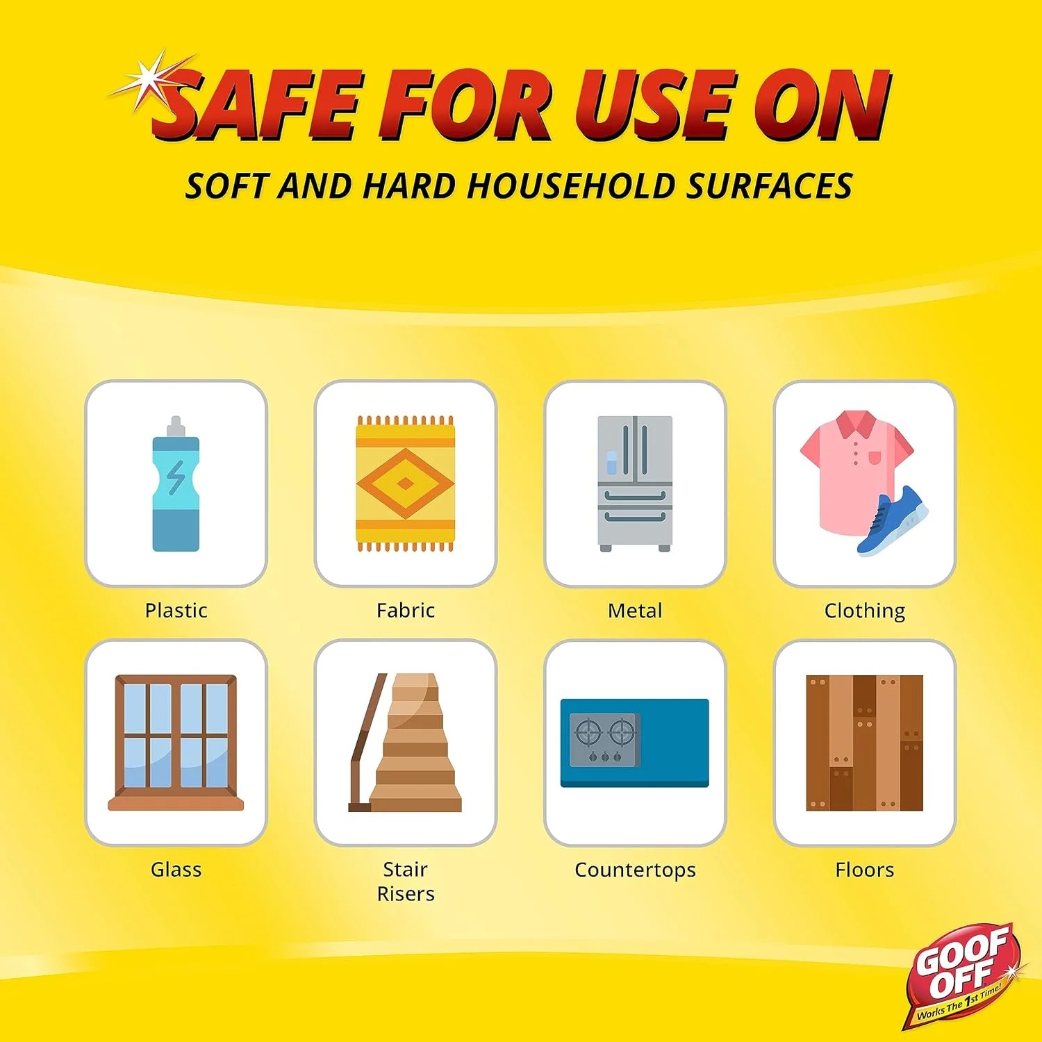 پاک کننده قوی گاف آف، اسپری ماشه ای، 650 میلی لیتر