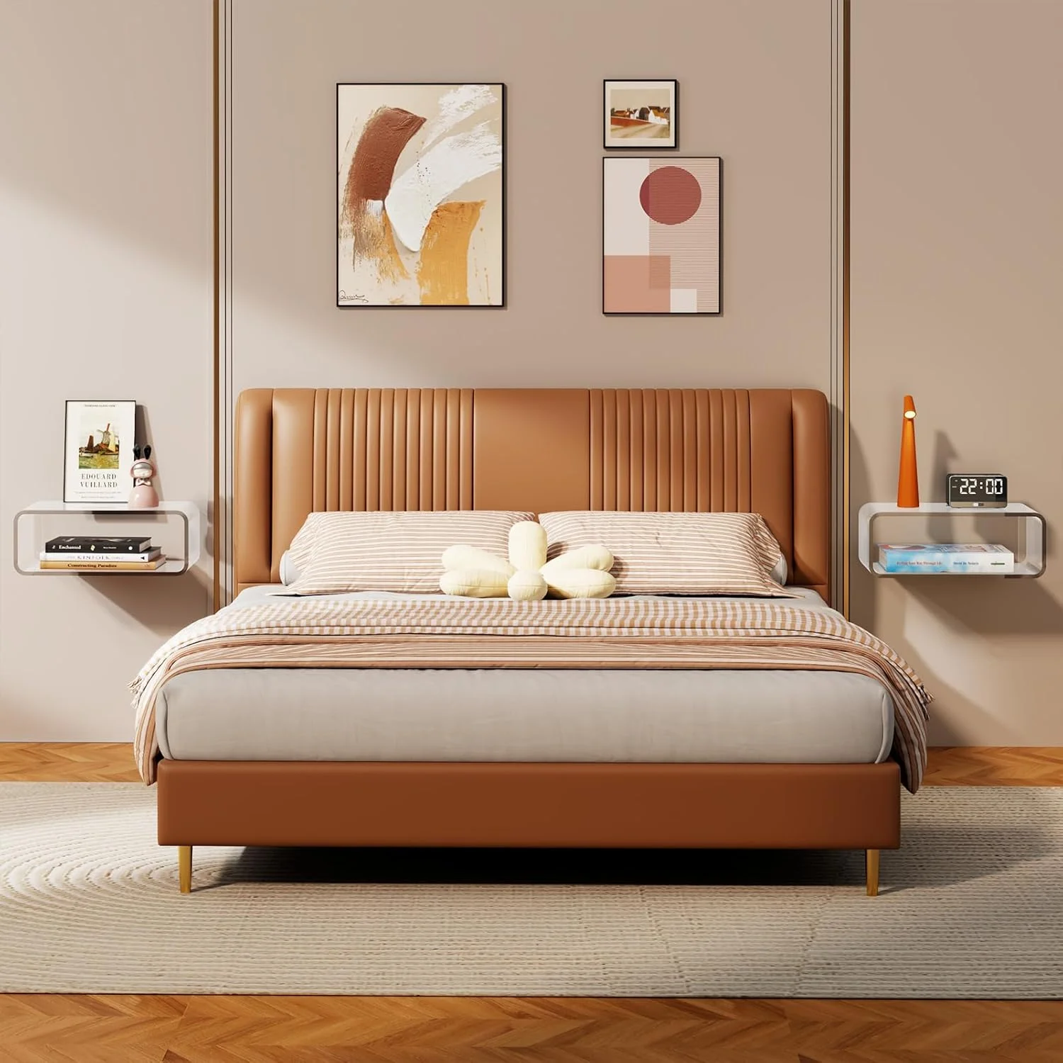 میز کنار تختی شناور شفاف اکریلیک - میز کنار تختی مدرن دیواری، طراحی فوق العاده مینیمالیستی و نامرئی، قفسه اکریلیک شفاف صرفه جویی در فضا با جلوه شناور خیره کننده برای اتاق خواب، دفتر و غیره. میز کنار تختی شناور شفاف اکریلیک - میز کنار تختی مدرن دیواری، طراحی فوق العاده مینیمالیستی و نامرئی، قفسه اکریلیک شفاف صرفه جویی در فضا با جلوه شناور خیره کننده برای اتاق خواب، دفتر و غیره.