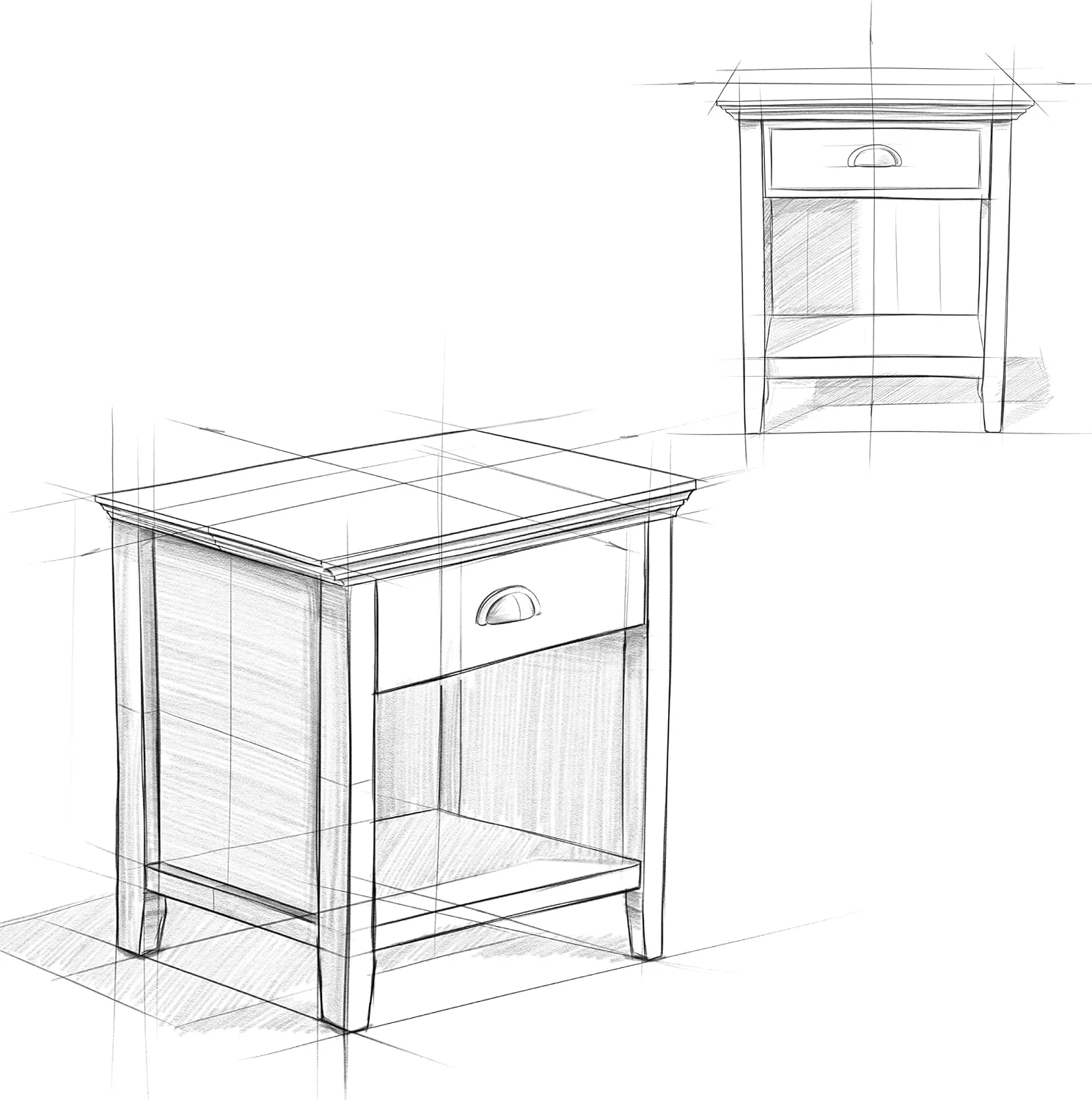 میز پاتختی چوبی روستیک Simpli Home 3AXCACA-02RNAB Acadian با عرض 60 سانتی متر، رنگ قهوه ای طبیعی روستیک میز پاتختی چوبی روستیک Simpli Home 3AXCACA-02RNAB Acadian با عرض 60 سانتی متر، رنگ قهوه ای طبیعی روستیک