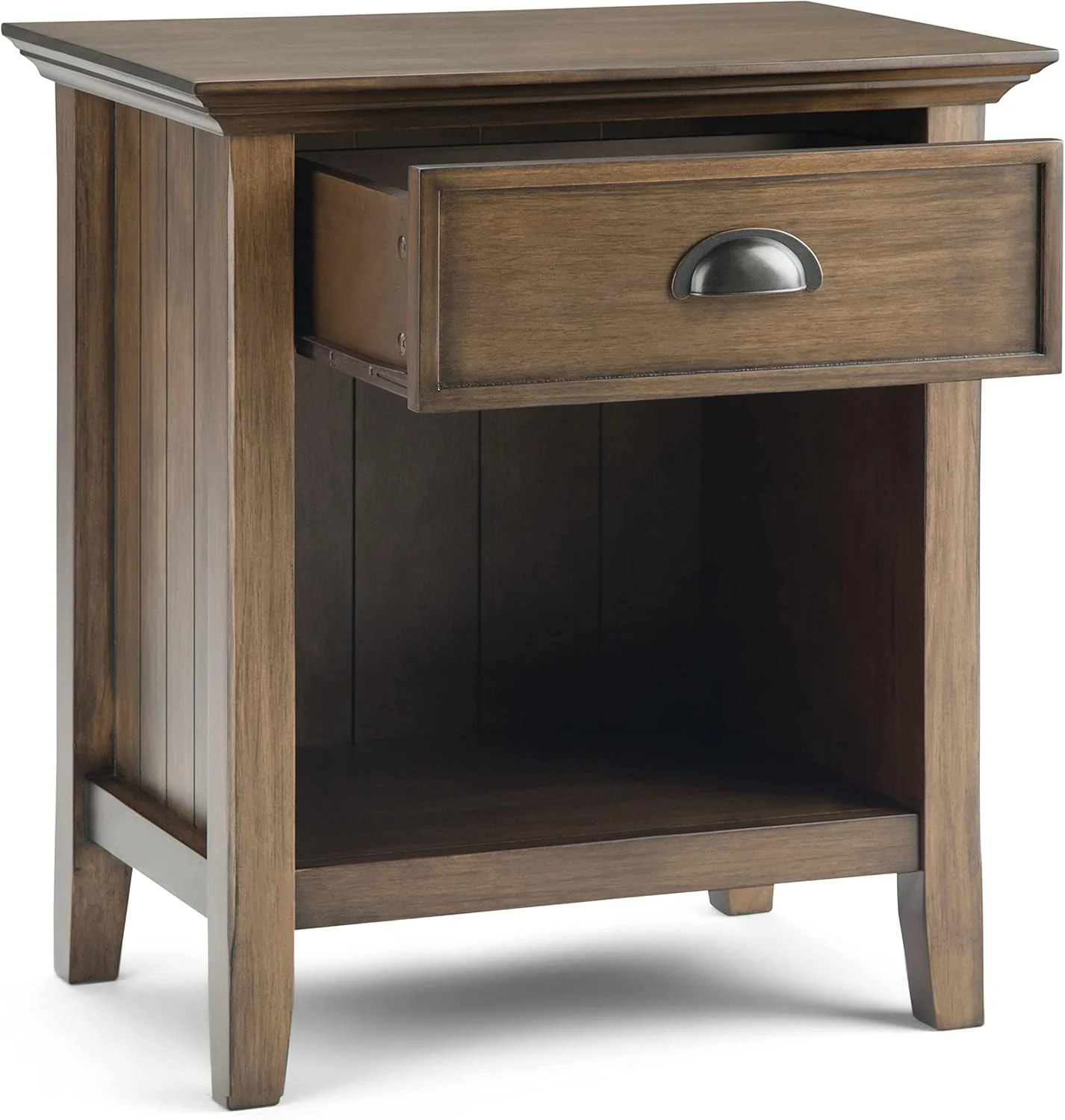 میز پاتختی چوبی روستیک Simpli Home 3AXCACA-02RNAB Acadian با عرض 60 سانتی متر، رنگ قهوه ای طبیعی روستیک میز پاتختی چوبی روستیک Simpli Home 3AXCACA-02RNAB Acadian با عرض 60 سانتی متر، رنگ قهوه ای طبیعی روستیک