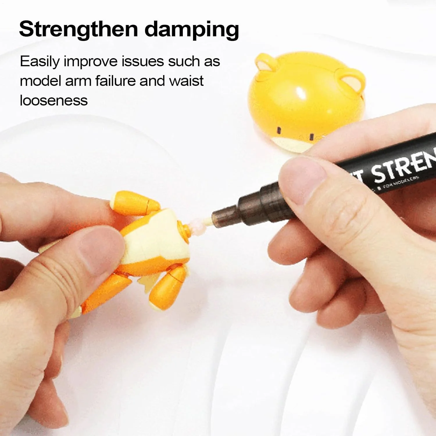 قلم چسب | قلم مدل سازی دقیق - ابزار تعمیر قطعات مدل چسبی مینیاتوری برای پارچه، کاغذ، فلز، فیگور، عروسک، مدرسه، کلاس، خانه، کودکان، بزرگسالان