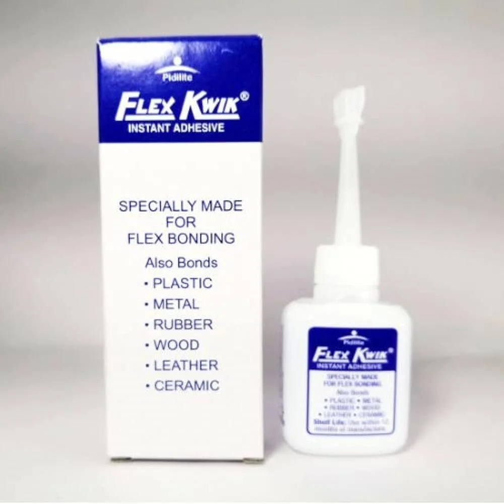 چسب قطره ای فوق العاده قوی FLEXKWIK، شفاف، چسبی، چسب قطره ای، شفاف، خشک شدن سریع