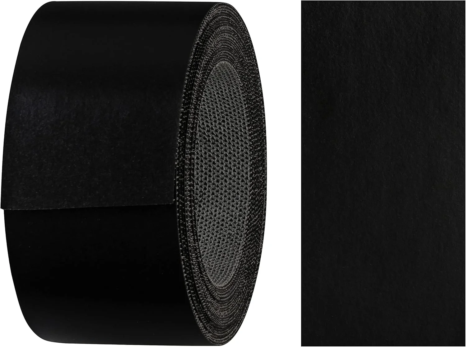 نوار لبه ملامینه چسب دار هگی، 40 میلی متر در 5 متر، اتو کردنی برای قفسه ها و صفحات، نوار لبه، طرح: مشکی صاف