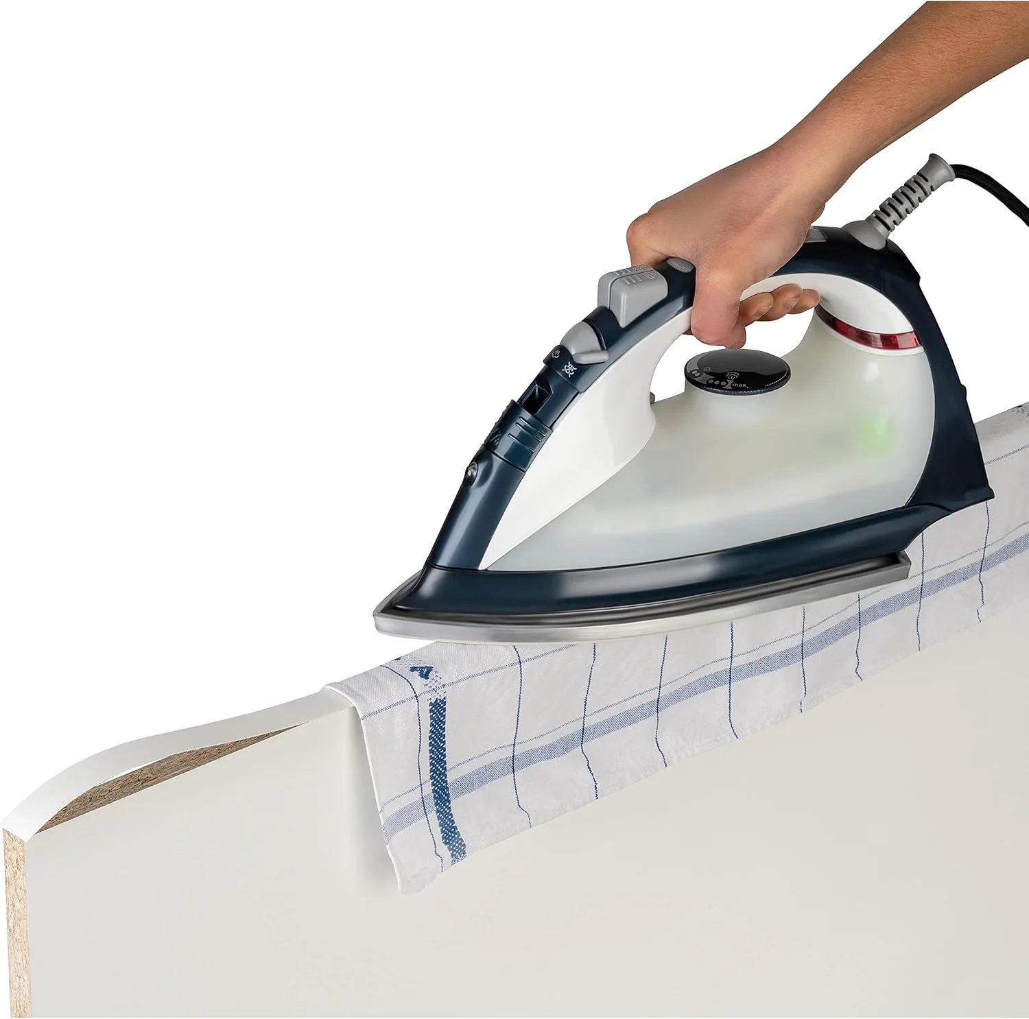 نوار لبه ملامینه چسب دار هگی، 40 میلی متر در 5 متر، اتو کردنی برای قفسه ها و صفحات، نوار لبه، طرح: مشکی صاف