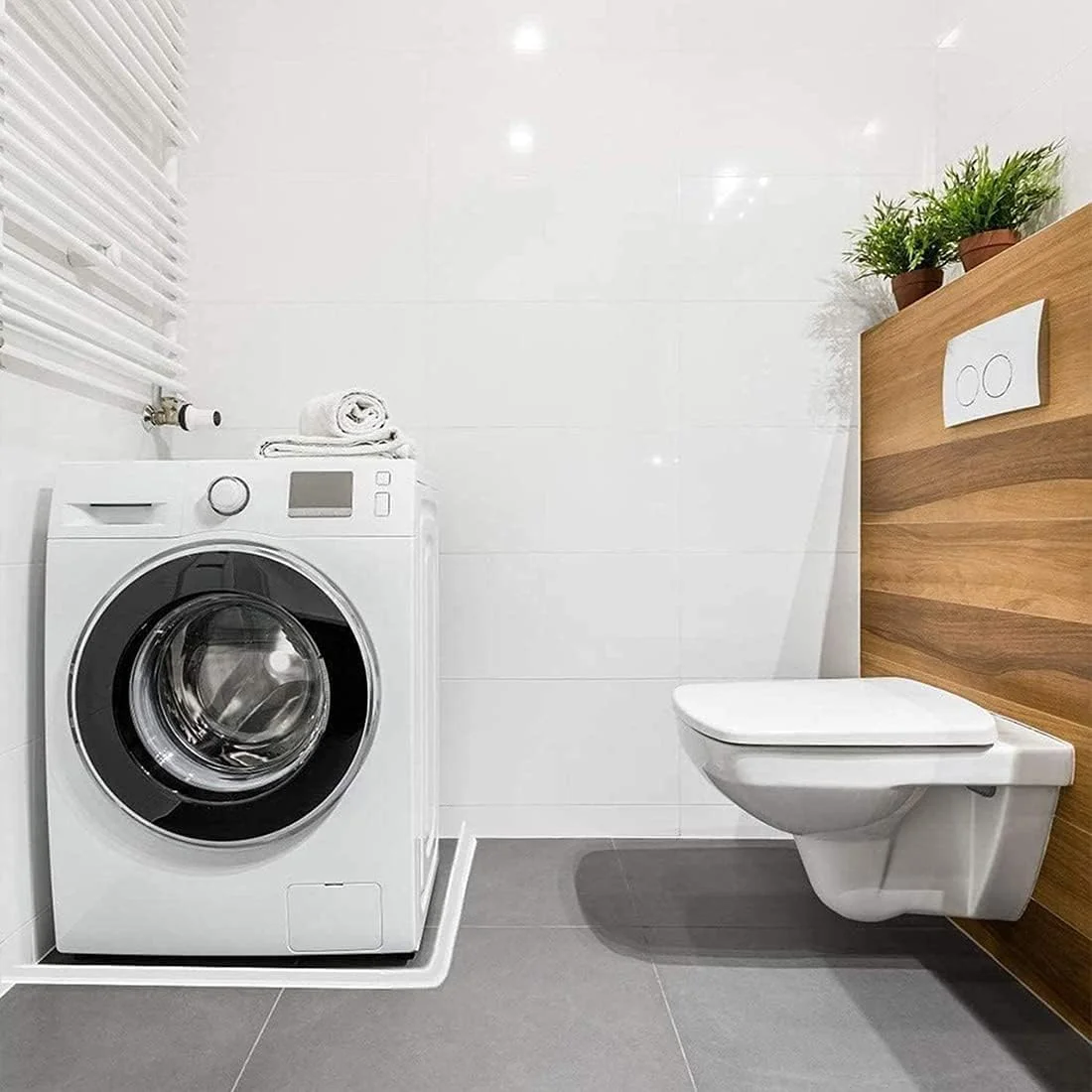 نوار درزگیر ضد آب KASTWAVE برای وان حمام، آشپزخانه و توالت - نوار چسب PE، ضد کپک و استفاده آسان (1 بسته)