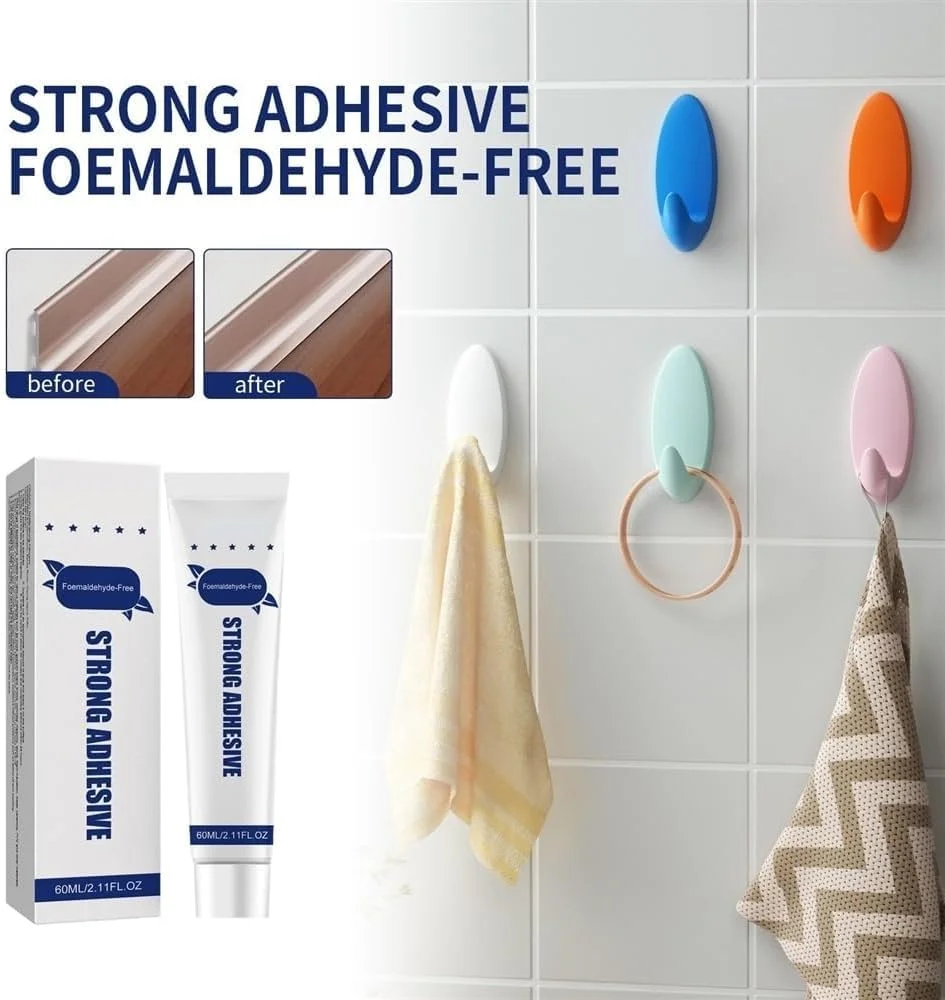 چسب چند منظوره KASTWAVE، 2 عدد چسب قوی بدون میخ، چسب نصب ضد آب و سنگین برای چوب، سرامیک، فلز و موارد دیگر