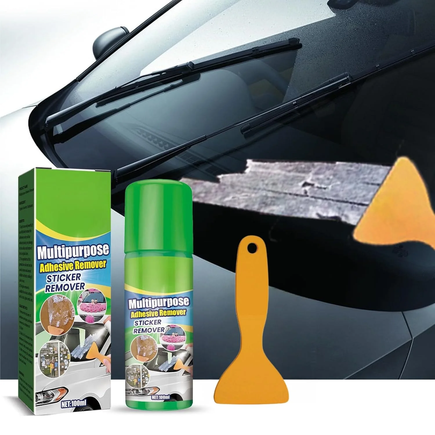 محلول پاک کننده چسب چند منظوره POSICHE حجم 100 میلی لیتر به همراه کاردک، موثر در از بین بردن چسب، نوار چسب، برچسب، باقیمانده چسب، ایمن برای سطوح مختلف، ایده آل برای استفاده در منزل و محل کار، غیر سمی محلول پاک کننده چسب چند منظوره POSICHE حجم 100 میلی لیتر به همراه کاردک، موثر در از بین بردن چسب، نوار چسب، برچسب، باقیمانده چسب، ایمن برای سطوح مختلف، ایده آل برای استفاده در منزل و محل کار، غیر سمی