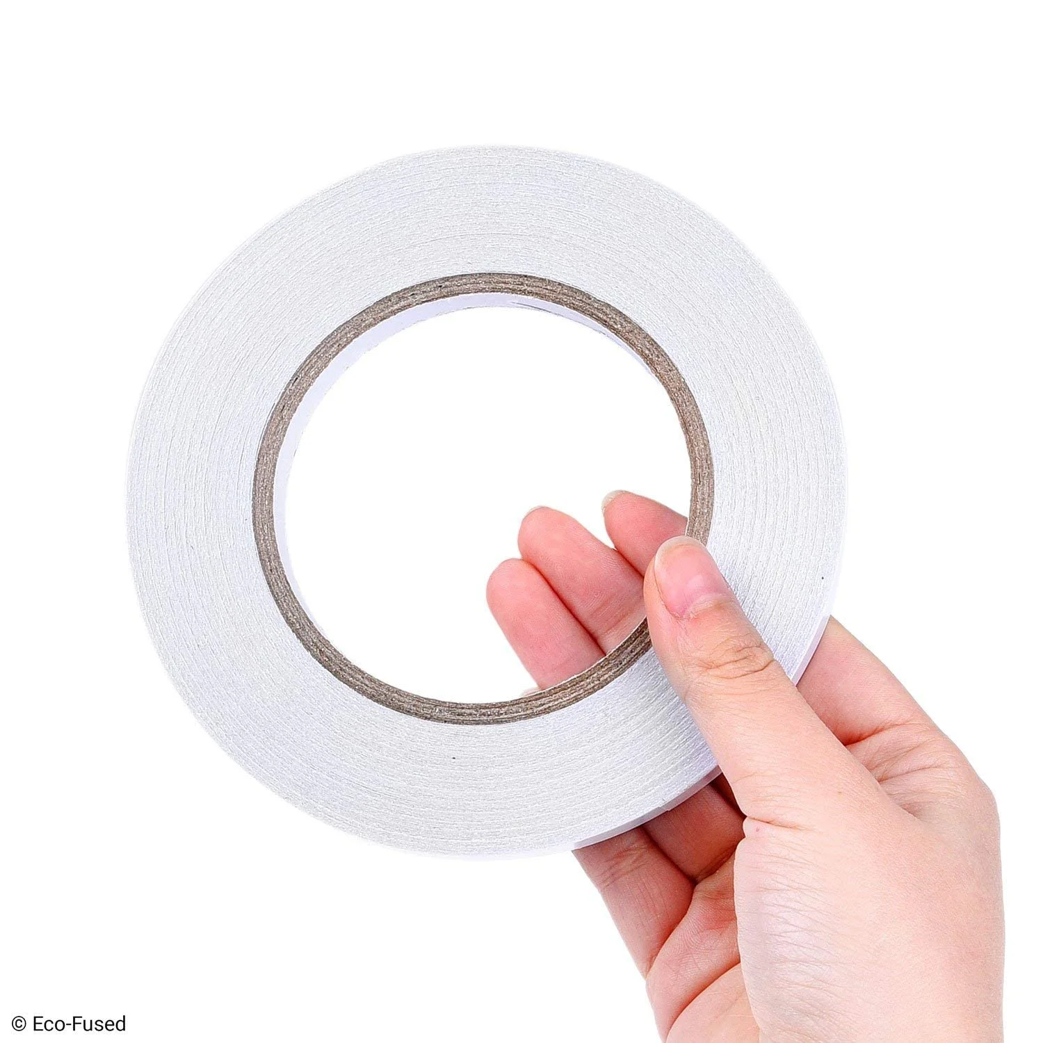 نوار چسب دو طرفه ممتاز - عرض: 10 میلی متر (0.4 اینچ) - طول: 50 متر (55 یارد) - برای هنر و صنایع دستی، کارهای DIY و اداری - استفاده سریع و آسان بر روی کاغذ، شیشه، پلاستیک، چوب، فلز و پارچه