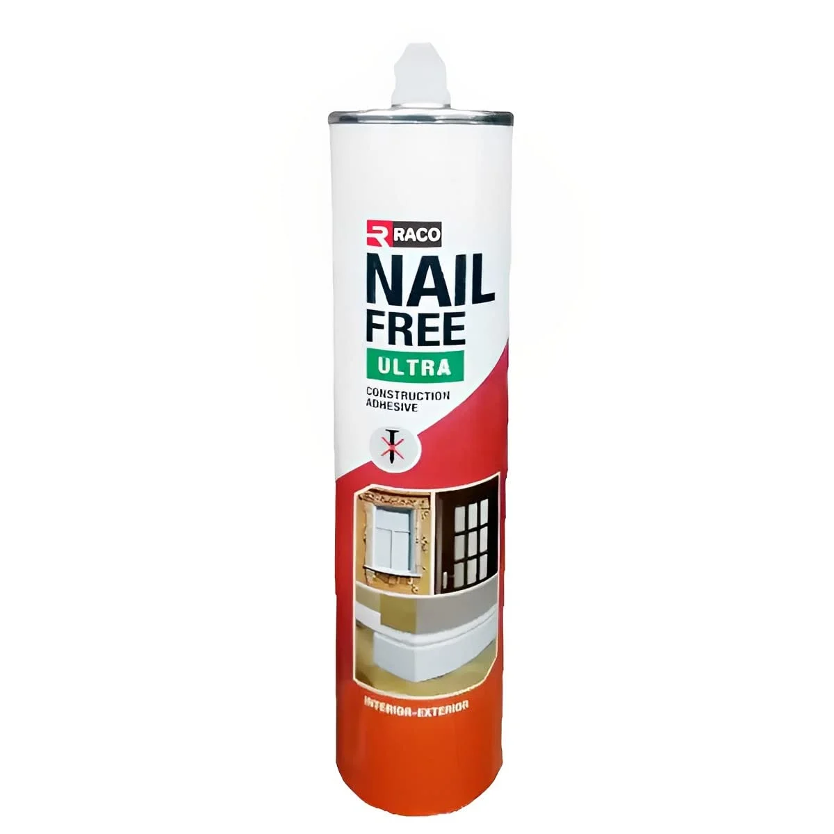 چسب ساختمانی فوق العاده RACO بدون نیاز به میخ برای مصارف داخلی و خارجی 320 گرم