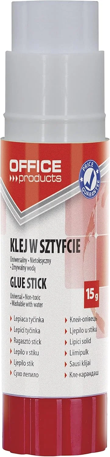 چسب ماتیکی اورجینال محصولات اداری 15 گرمی سفید / چسب مناسب کودکان برای هنر و صنایع دستی / PVA / بدون حلال / محلول در آب / برای لوازم اداری مدرسه