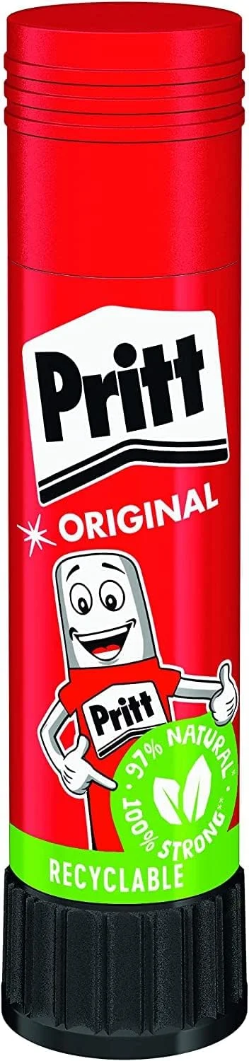 چسب ماتیکی پریت، چسب ایمن و مناسب کودکان برای هنر و کاردستی، چسب قوی برای لوازم مدرسه و اداری، 5 عدد در بسته 11 گرمی