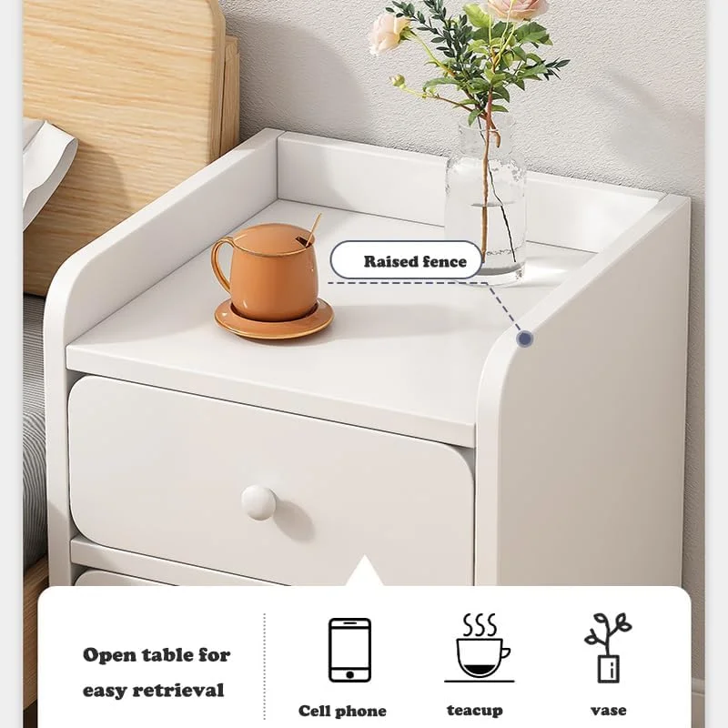 میز کنار تختی Fohome با 2 کشو، میز کنار تختی مدرن، میز کنار تخت خواب، میز کنار تختی چوبی، میز انتهایی مدرن برای اتاق خواب، خوابگاه و فضاهای کوچک، میز شب (سفید) میز کنار تختی Fohome با 2 کشو، میز کنار تختی مدرن، میز کنار تخت خواب، میز کنار تختی چوبی، میز انتهایی مدرن برای اتاق خواب، خوابگاه و فضاهای کوچک، میز شب (سفید)