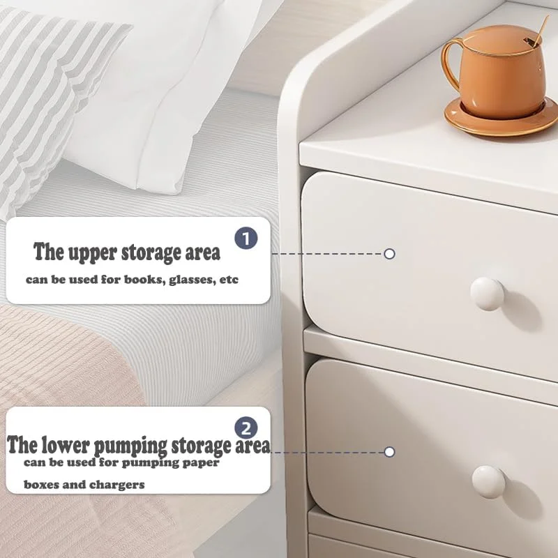 میز کنار تختی Fohome با 2 کشو، میز کنار تختی مدرن، میز کنار تخت خواب، میز کنار تختی چوبی، میز انتهایی مدرن برای اتاق خواب، خوابگاه و فضاهای کوچک، میز شب (سفید) میز کنار تختی Fohome با 2 کشو، میز کنار تختی مدرن، میز کنار تخت خواب، میز کنار تختی چوبی، میز انتهایی مدرن برای اتاق خواب، خوابگاه و فضاهای کوچک، میز شب (سفید)