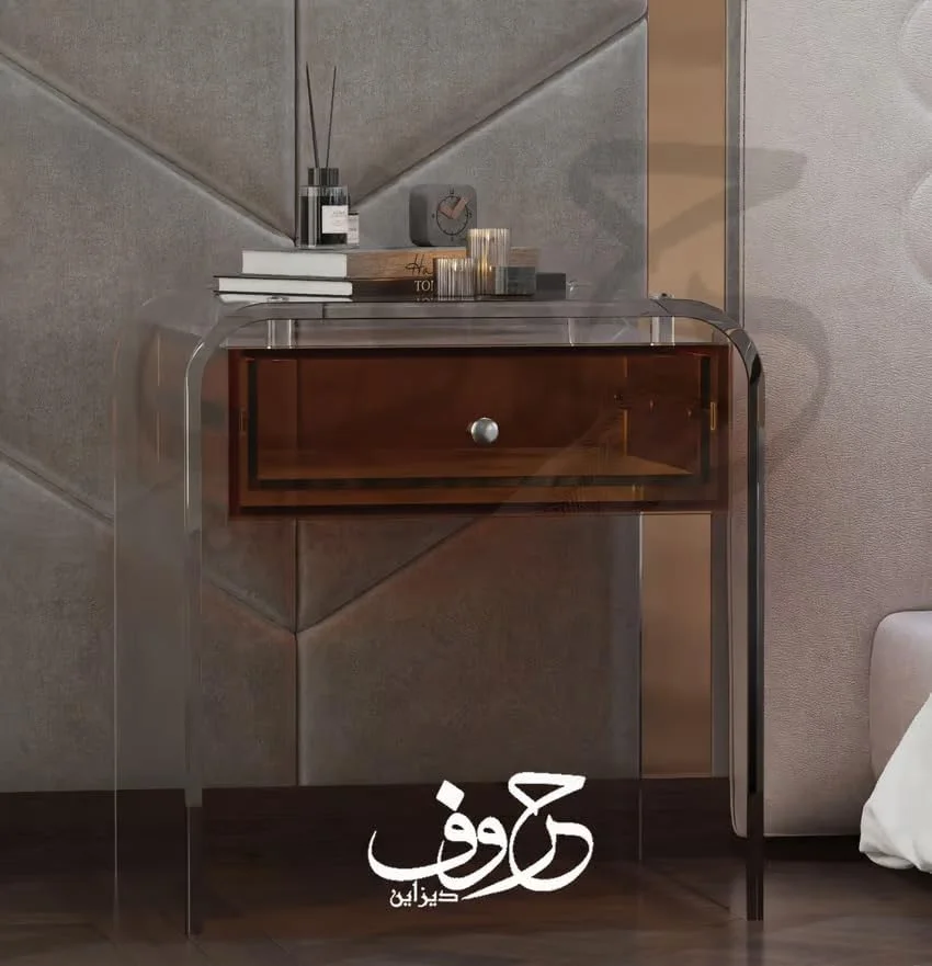میز پاتختی اکریلیک لوکس Horoof Home® - میز عسلی پلکسی مدرن با کشو، ضخامت 1.2 سانتی متر | مبلمان شیک کنار تختی، ST007 میز پاتختی اکریلیک لوکس Horoof Home® - میز عسلی پلکسی مدرن با کشو، ضخامت 1.2 سانتی متر | مبلمان شیک کنار تختی، ST007