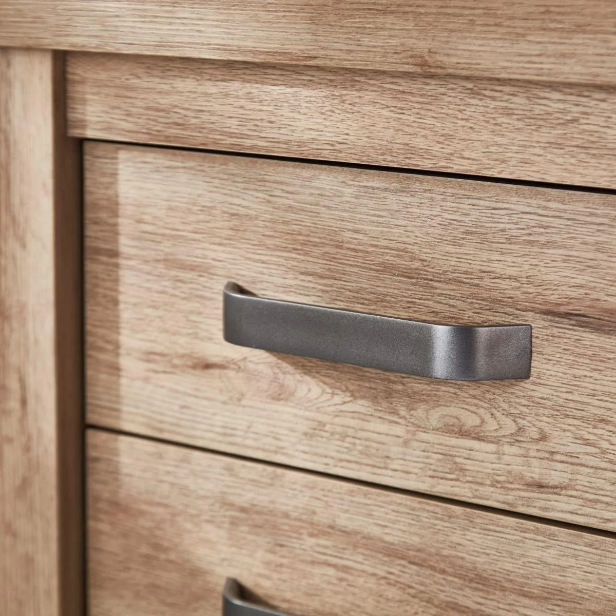 میز کنار تختی دو کشو هوم باکس مدل Olivos قهوه ای، ابعاد 39.8x49x55 سانتی متر میز کنار تختی دو کشو هوم باکس مدل Olivos قهوه ای، ابعاد 39.8x49x55 سانتی متر