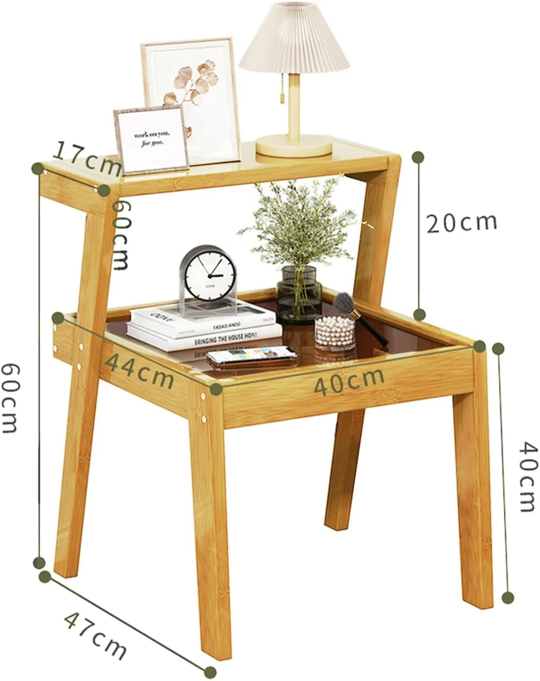 میز پاتختی مدرن اواسط قرن KEPFITESE - میزهای عسلی بوهو با تزیین شیشه بامبو - میزهای قهوه خوری وینتیج برای اتاق نشیمن، فضاهای کوچک و اتاق خواب (بژ) میز پاتختی مدرن اواسط قرن KEPFITESE - میزهای عسلی بوهو با تزیین شیشه بامبو - میزهای قهوه خوری وینتیج برای اتاق نشیمن، فضاهای کوچک و اتاق خواب (بژ)