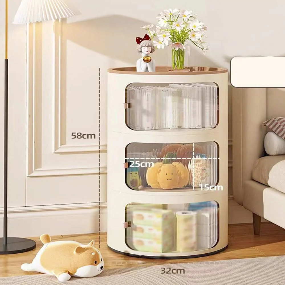 کابینت پلاستیکی گرد مدرن Kutis، دارای کشو، مناسب کنار تخت، میز عسلی، کابینت گوشه ای با درب، ضد لغزش، مناسب منزل، راهرو، اتاق خواب، دفتر کار، اتاق نشیمن (بدون نیاز به نصب) کابینت پلاستیکی گرد مدرن Kutis، دارای کشو، مناسب کنار تخت، میز عسلی، کابینت گوشه ای با درب، ضد لغزش، مناسب منزل، راهرو، اتاق خواب، دفتر کار، اتاق نشیمن (بدون نیاز به نصب)