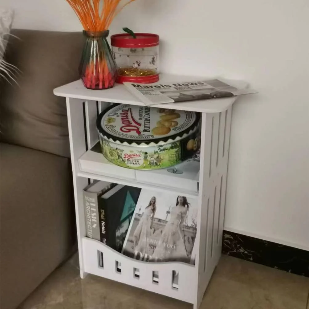 میز عسلی KCOMPT، میزهای کوچک و زیبای کنار تختی مناسب فضاهای کوچک، قفسه ذخیره سازی سفید رنگ کنار تخت برای دفتر، اتاق نشیمن، اتاق خواب (OS-IF9T-RZPT) میز عسلی KCOMPT، میزهای کوچک و زیبای کنار تختی مناسب فضاهای کوچک، قفسه ذخیره سازی سفید رنگ کنار تخت برای دفتر، اتاق نشیمن، اتاق خواب (OS-IF9T-RZPT)